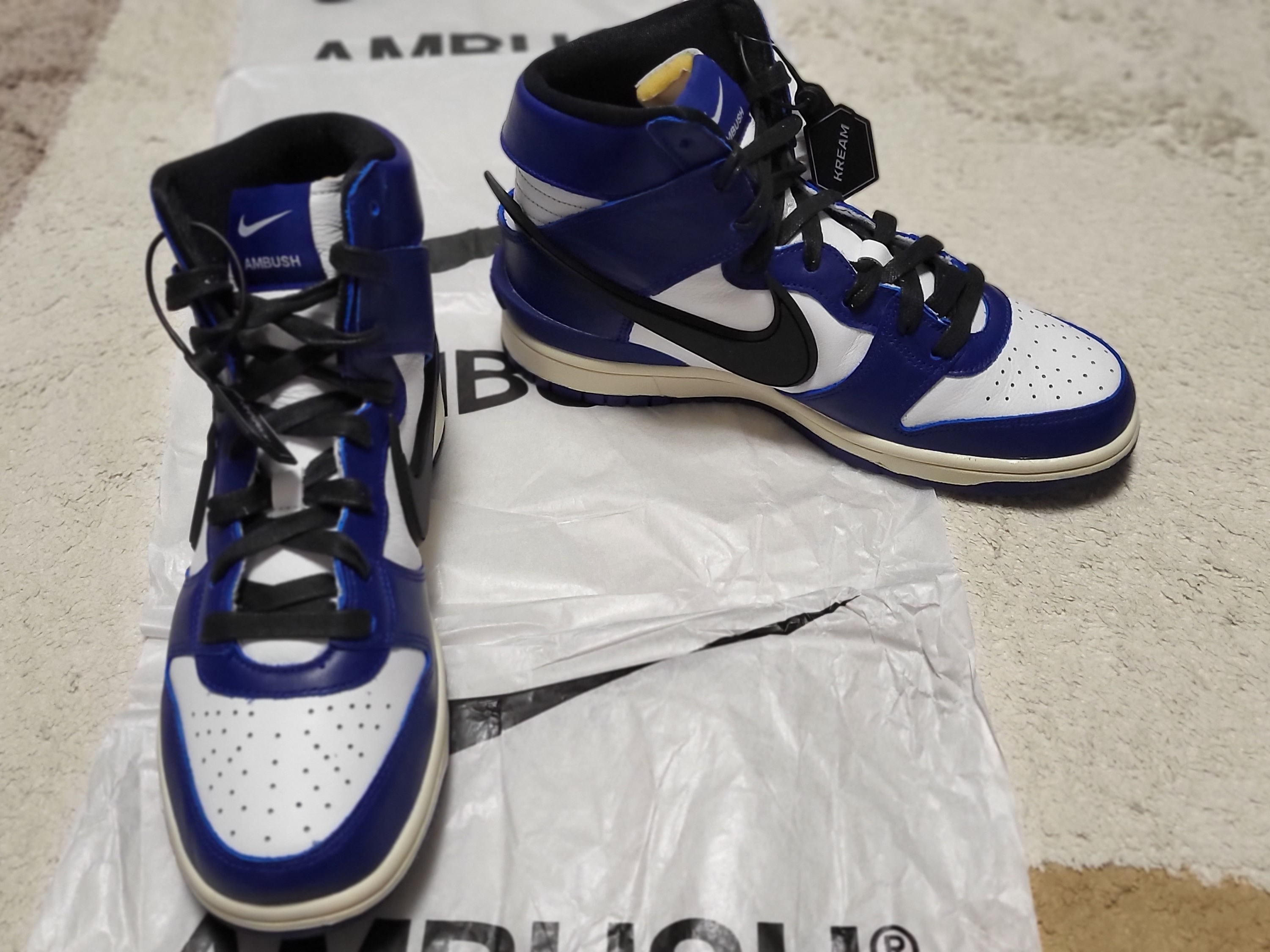 Nike x Ambush Dunk High Deep Royal Blue 착용 스타일 - 3