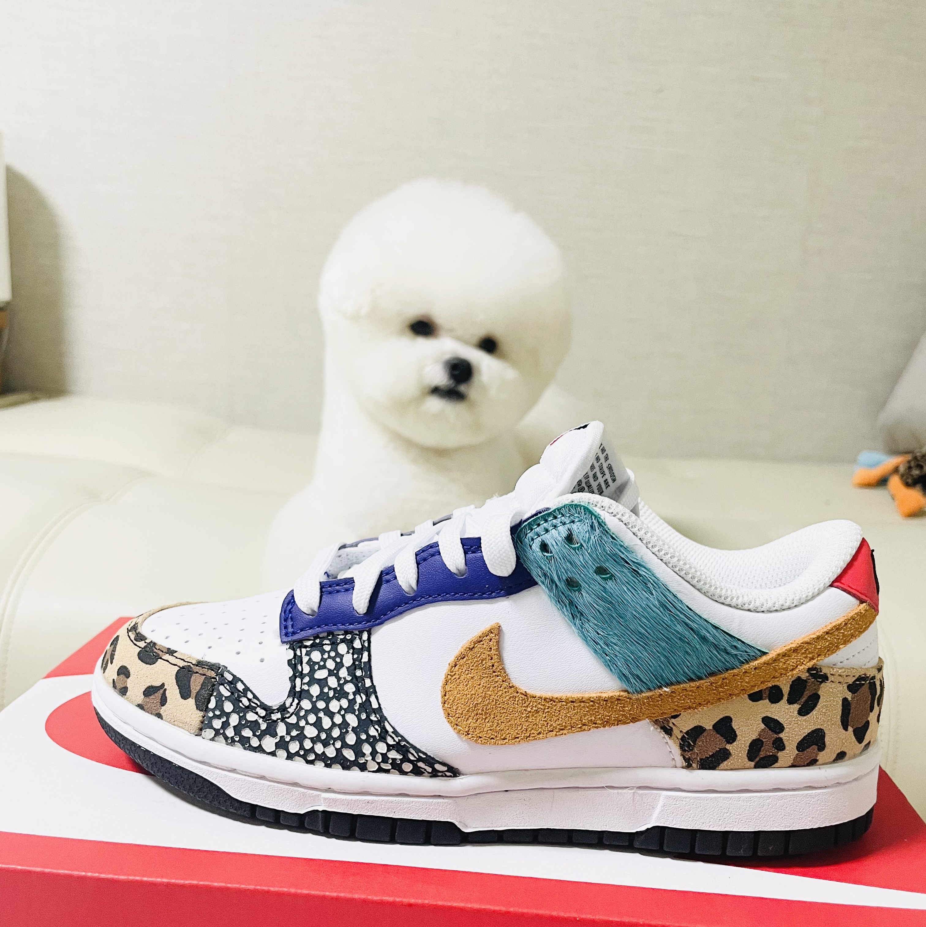 (W) Nike Dunk Low SE Patchwork 착용 스타일
