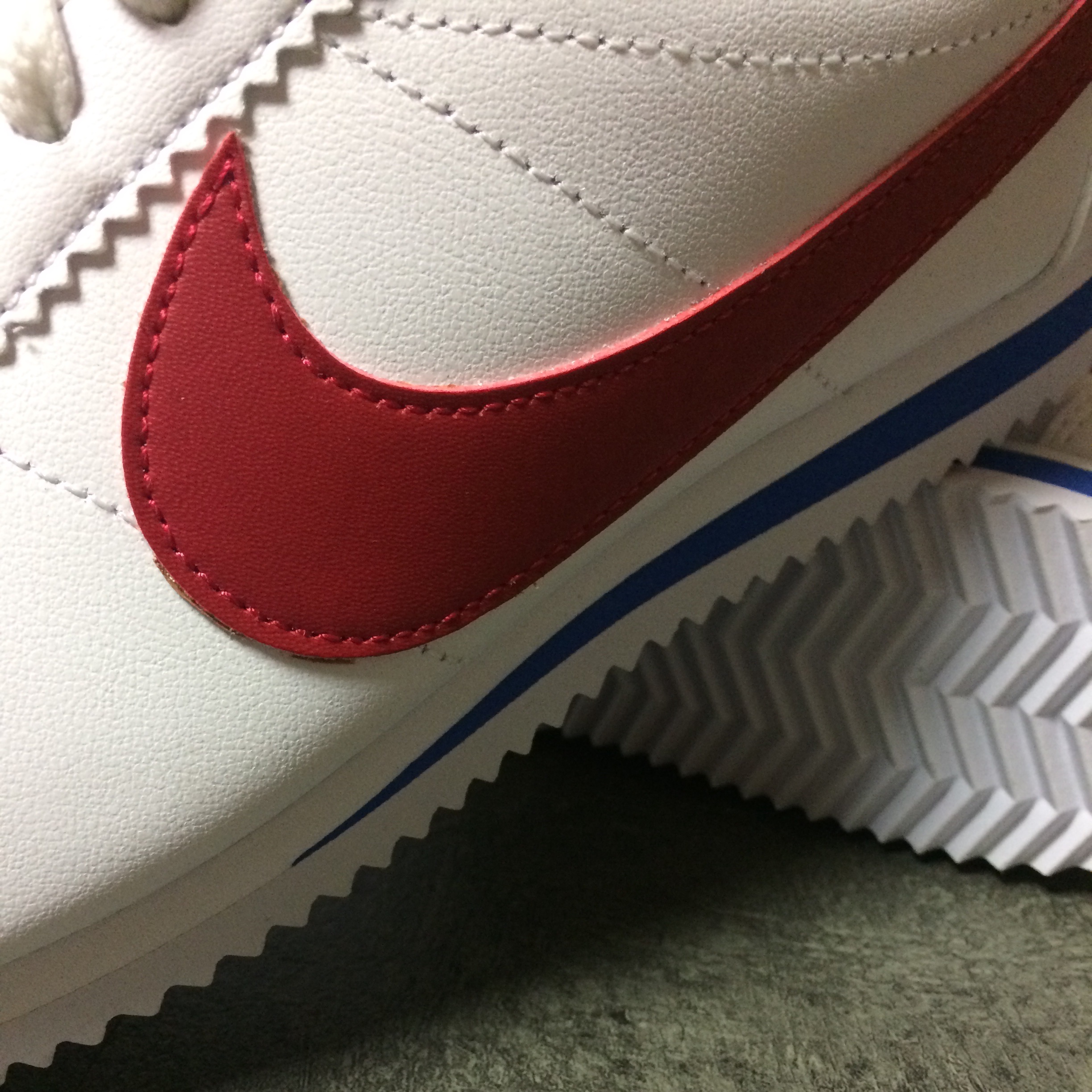(W) Nike Classic Cortez Leather Forrest Gump 2017 착용 스타일 - 1