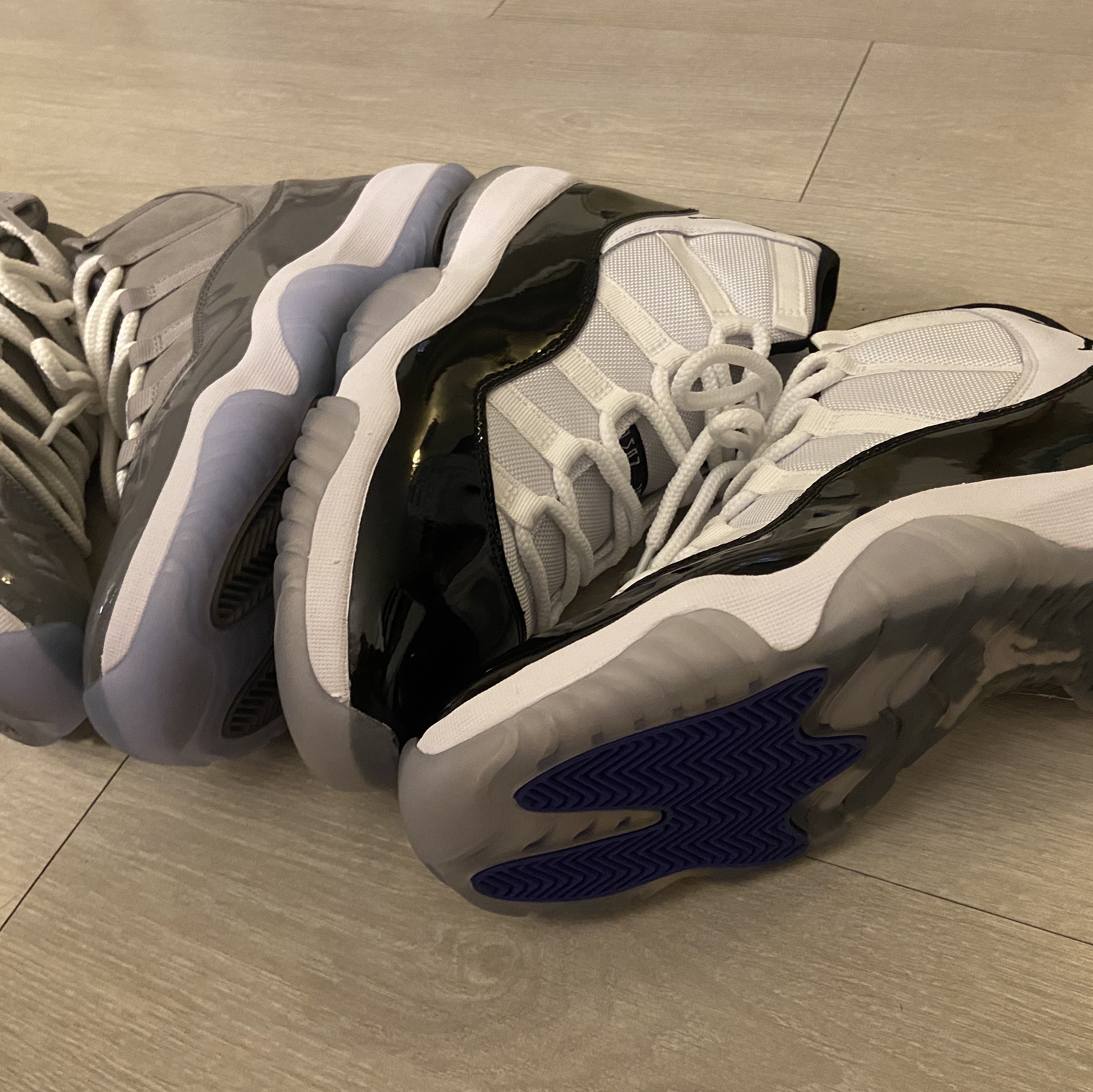 Jordan 11 Retro Cool Grey 2021, Jordan 11 Retro Concord 2018 착용 스타일 - 1