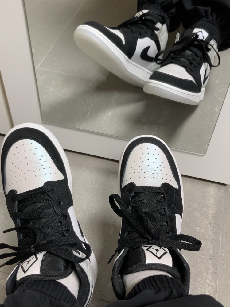 (GS) Jordan 1 Mid SE Diamond, Jordan 1 Mid SE Diamond 착용 스타일 - 1