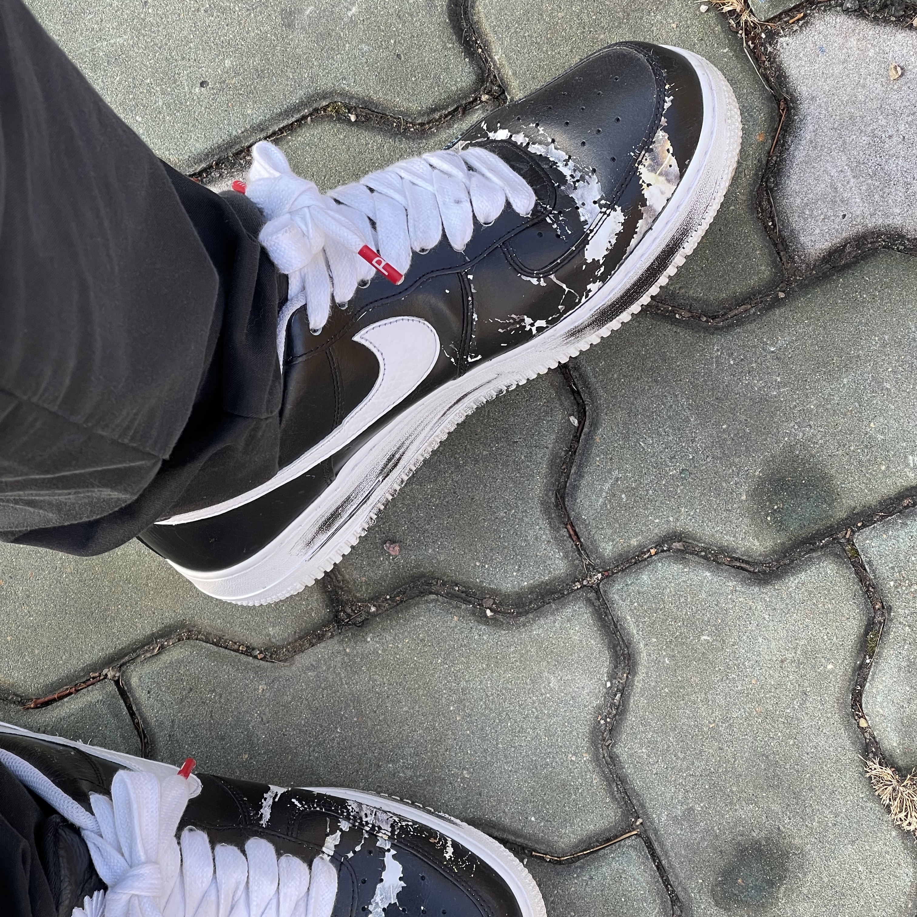 Nike x Peaceminusone Air Force 1 Low Para-Noise 착용 스타일 - 2
