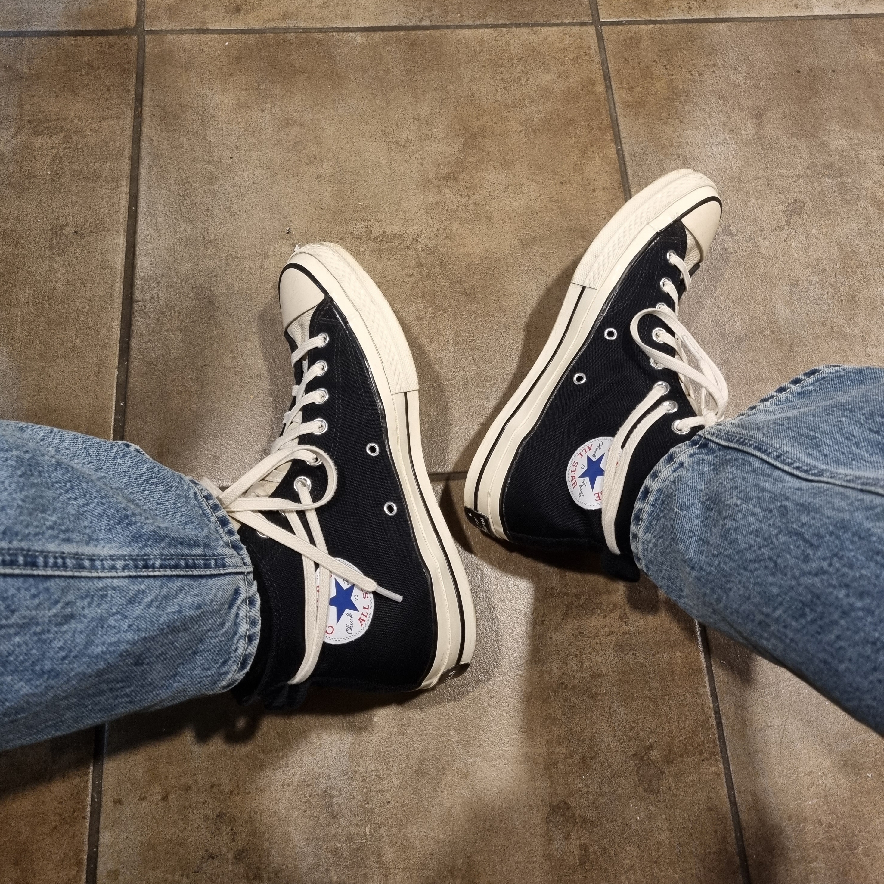 Converse x Fear of God Essentials Chuck 70 Hi Black 2020 착용 스타일