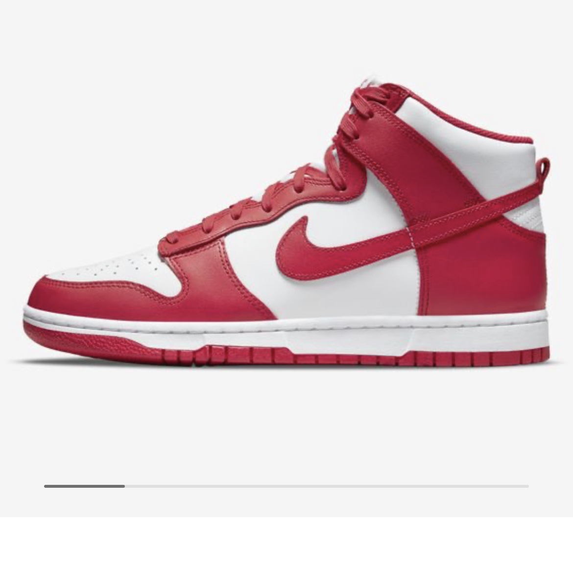 Nike Dunk High Retro Championship White and Red 착용 스타일 - 3