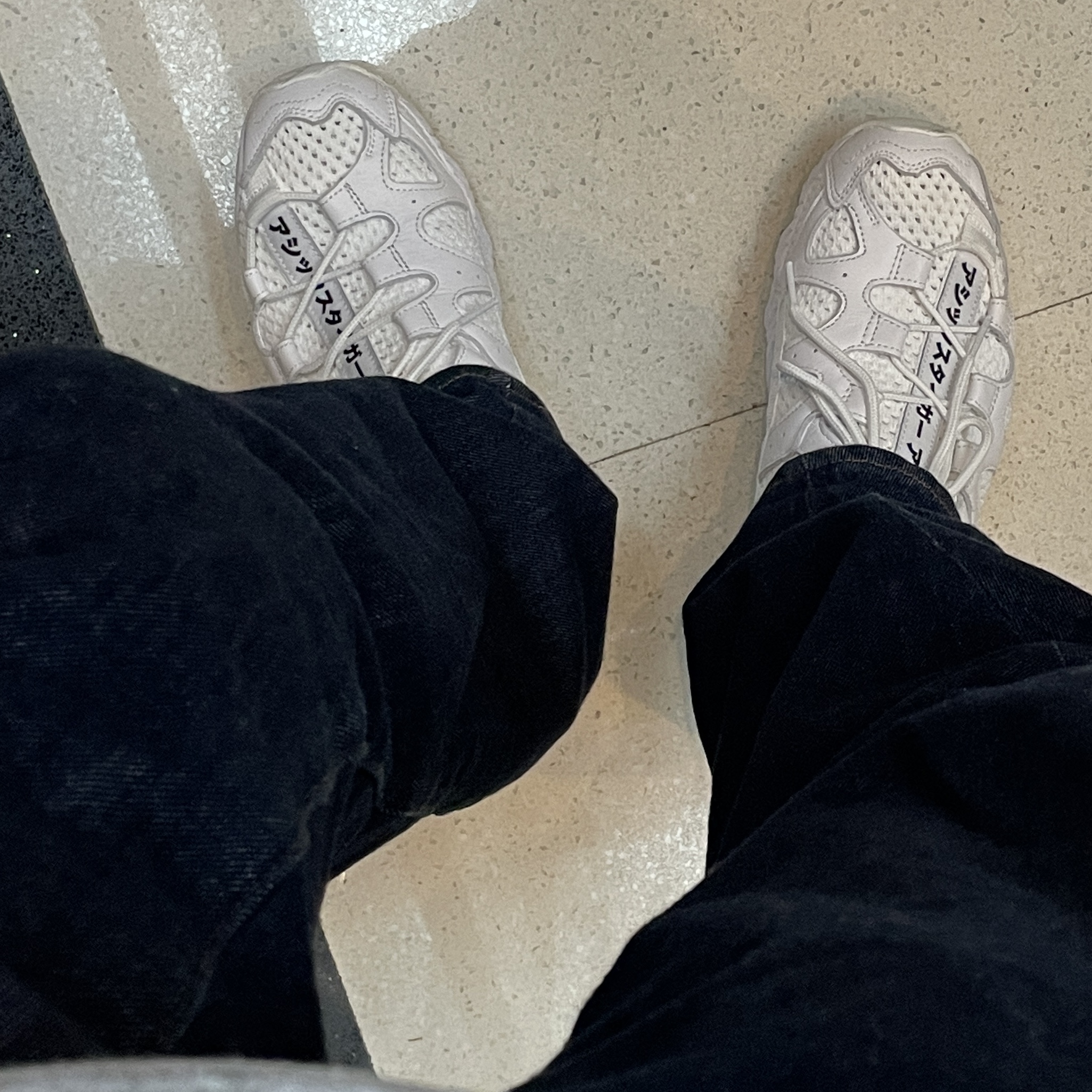 Asics Gel-Mai Knit MT White 착용 스타일