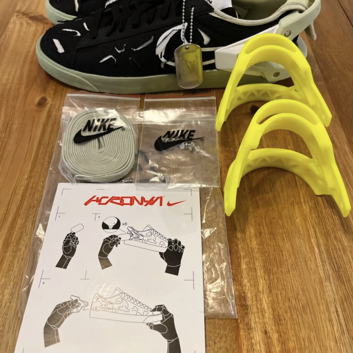 Nike x Acronym Blazer Low Black 착용 스타일 - 5