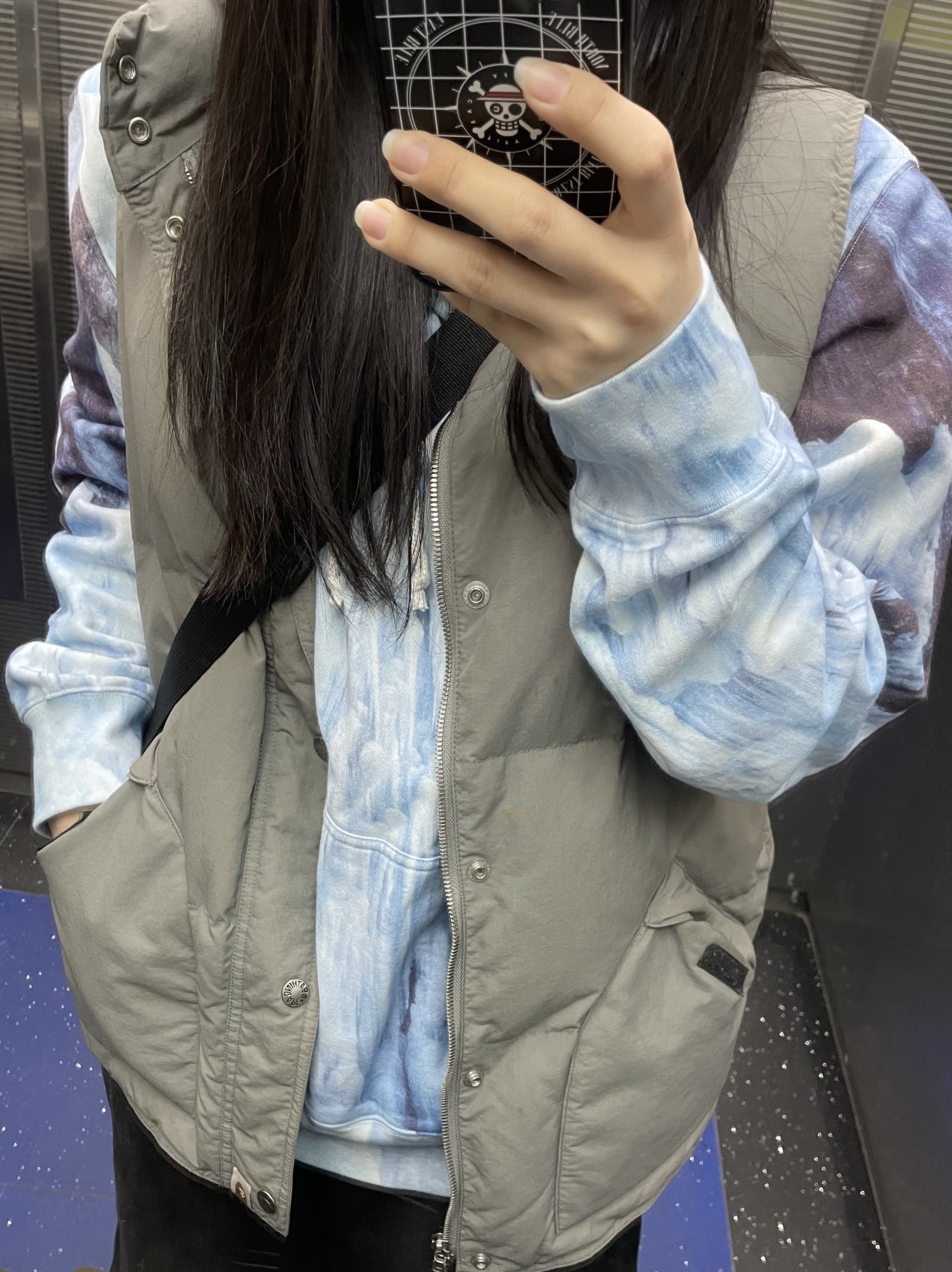 Supreme x The North Face Ice Climb Hooded Sweatshirt Multi-Color - 21SS 착용 스타일