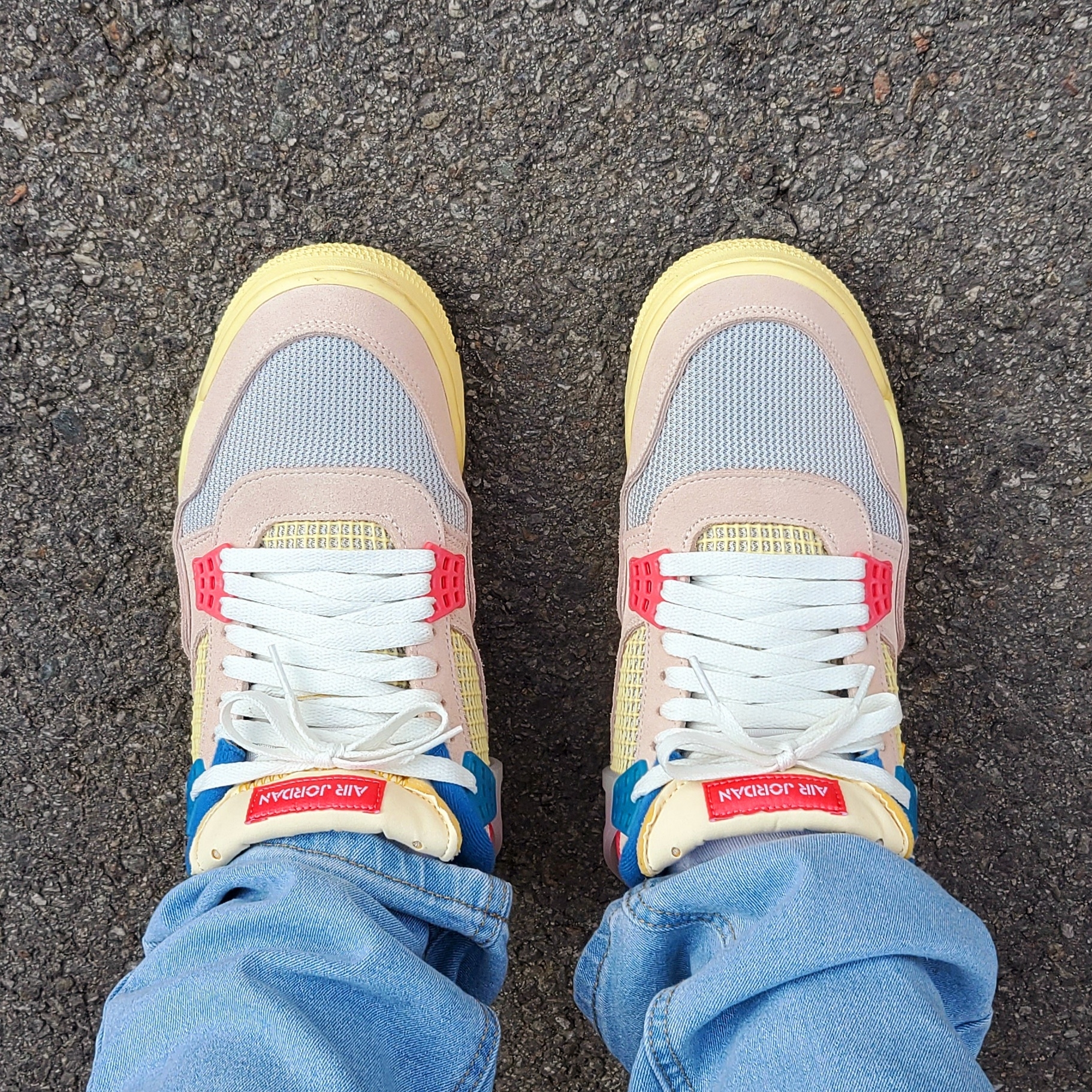 Jordan 4 x Union Retro Guava Ice 착용 스타일 - 4