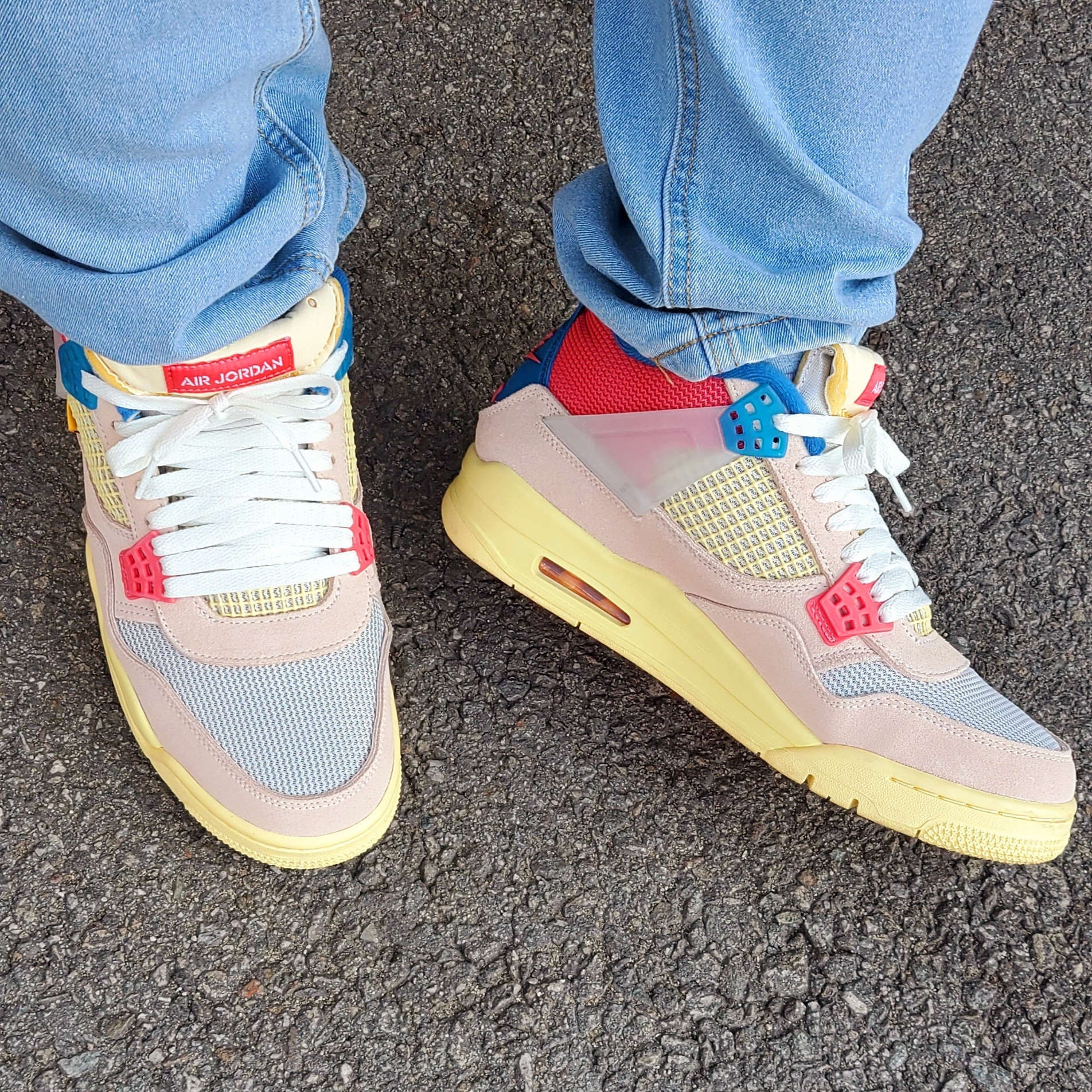 Jordan 4 x Union Retro Guava Ice 착용 스타일 - 3