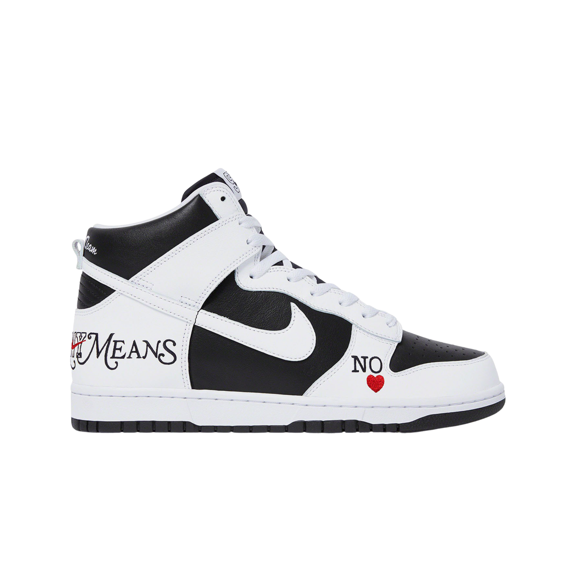 나이키 x 슈프림 SB 덩크 하이 OG QS 바이 애니 민즈 블랙 화이트(Nike x Supreme SB Dunk High OG QS By Any Means Black White)