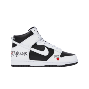 Nike x Supreme SB Dunk High OG QS By Any Means Black White