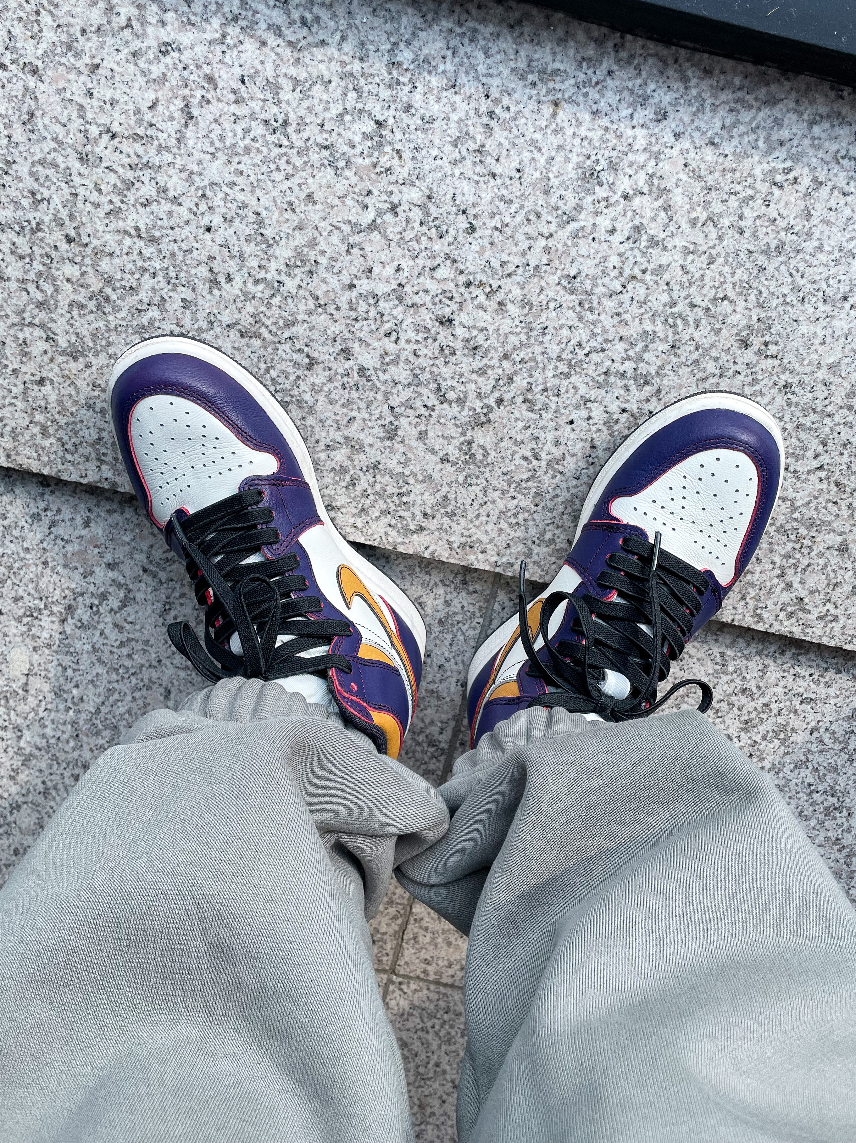 Jordan 1 Retro High OG Defiant SB LA to Chicago 착용 스타일 - 4