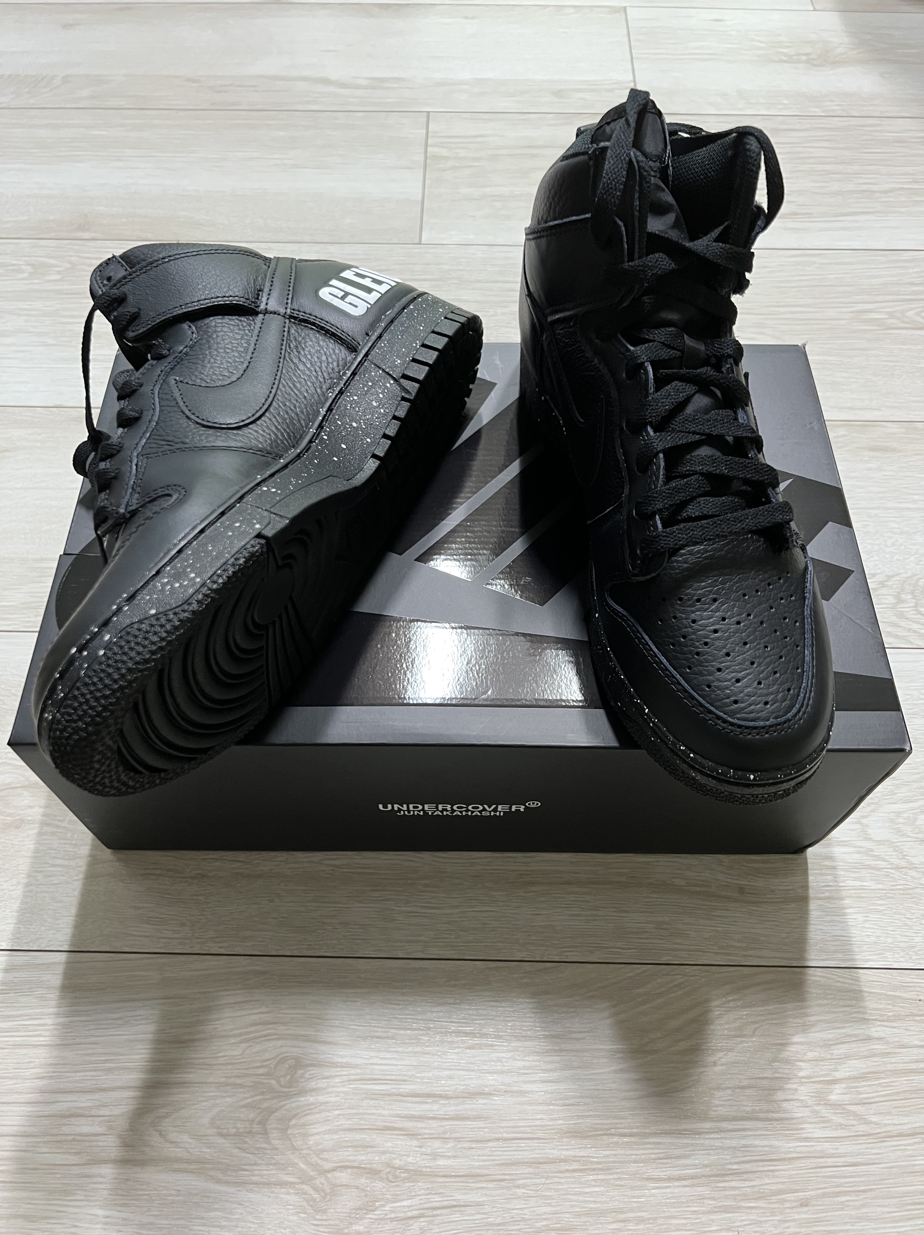 Nike x Undercover Dunk High 1985 Black 착용 스타일 - 2