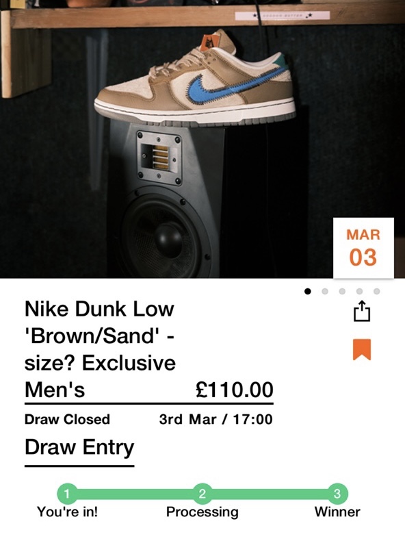 Nike x Size? Dunk Low Dark Driftwood Photo Blue 착용 스타일