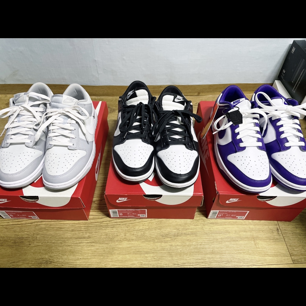 Nike Dunk Low Retro Black, Nike Dunk Low Retro Wolf Grey 착용 스타일