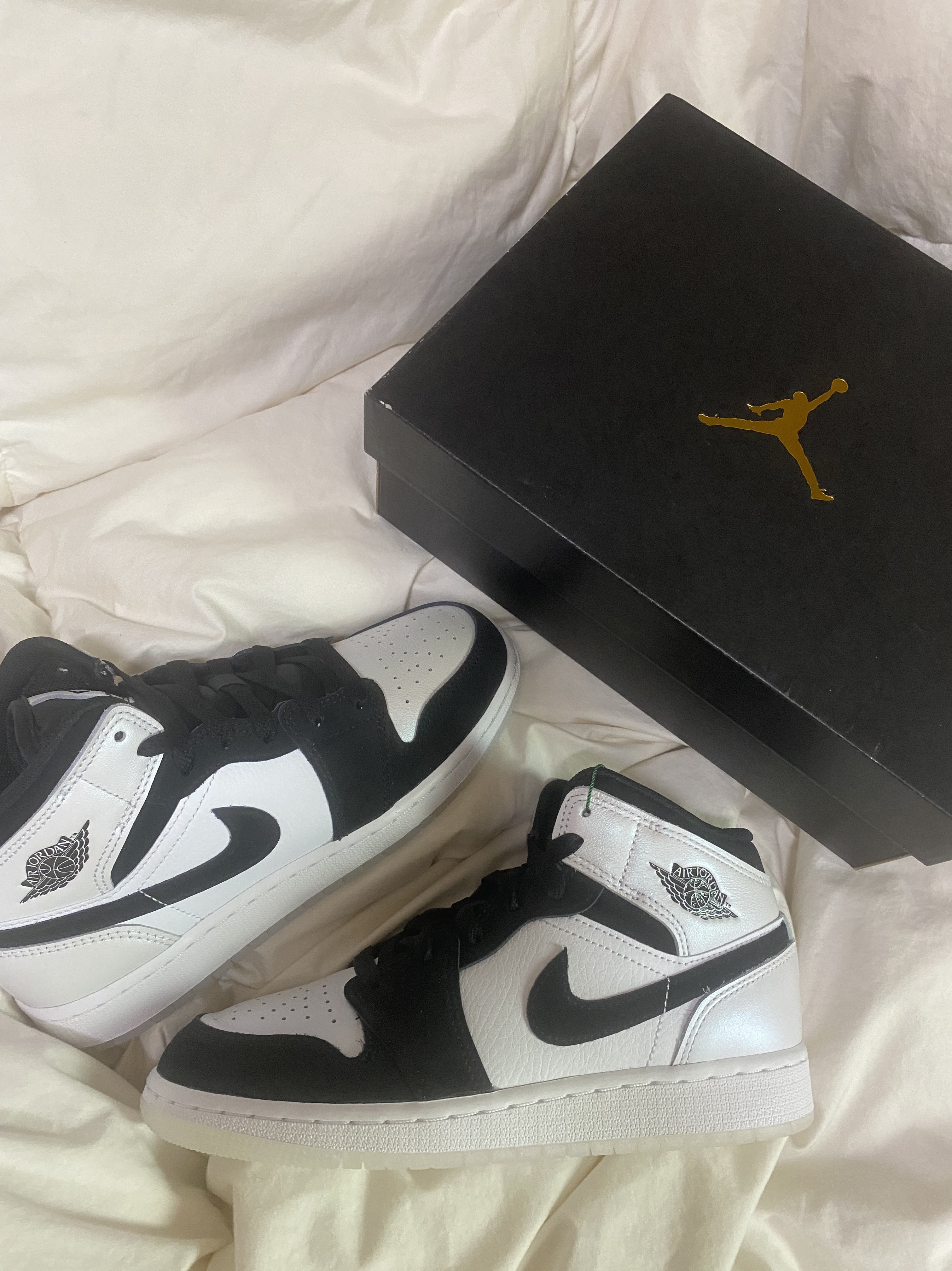 (GS) Jordan 1 Mid SE Diamond, Jordan 1 Mid SE Diamond 착용 스타일 - 3