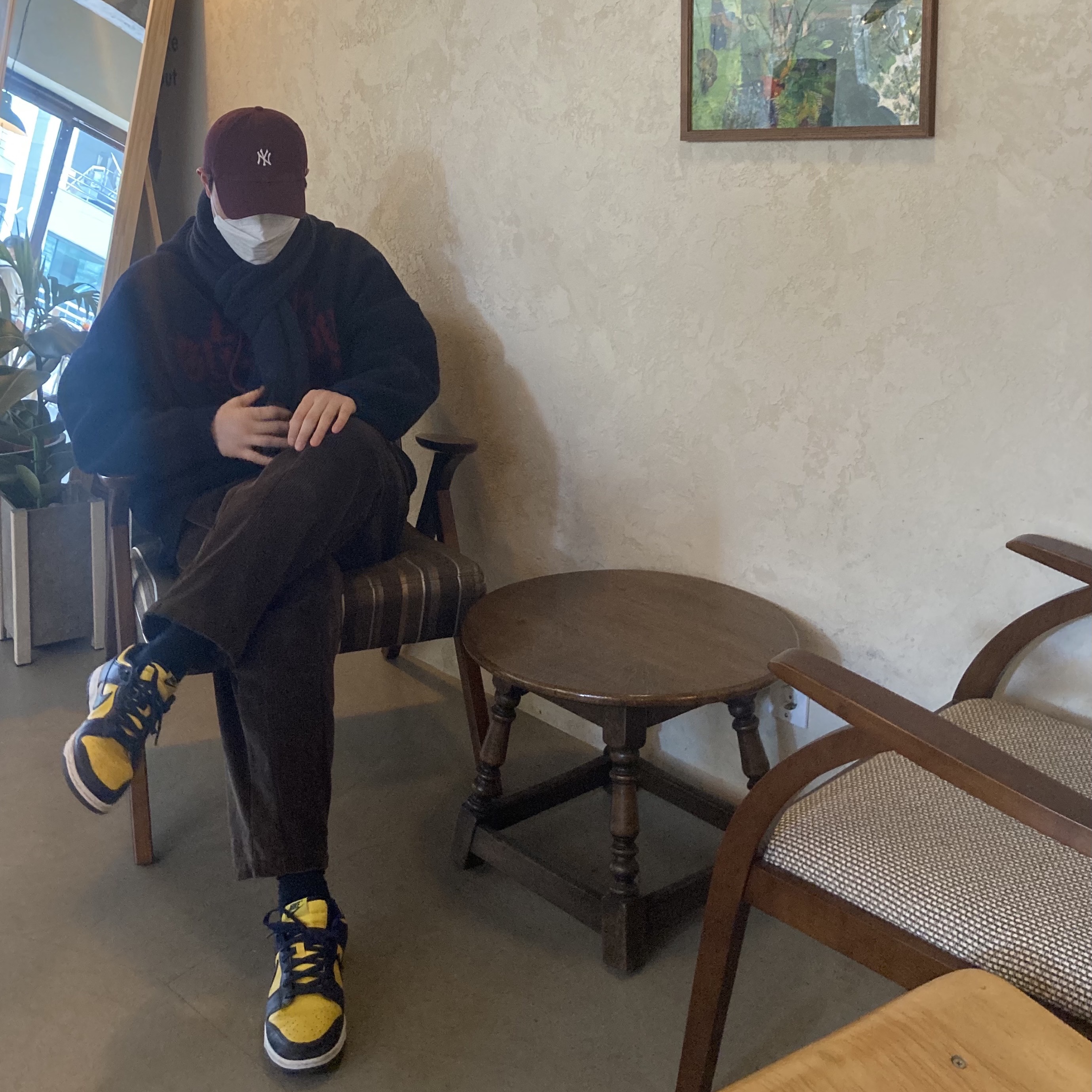 Nike Dunk Low Retro Varsity Maize 착용 스타일