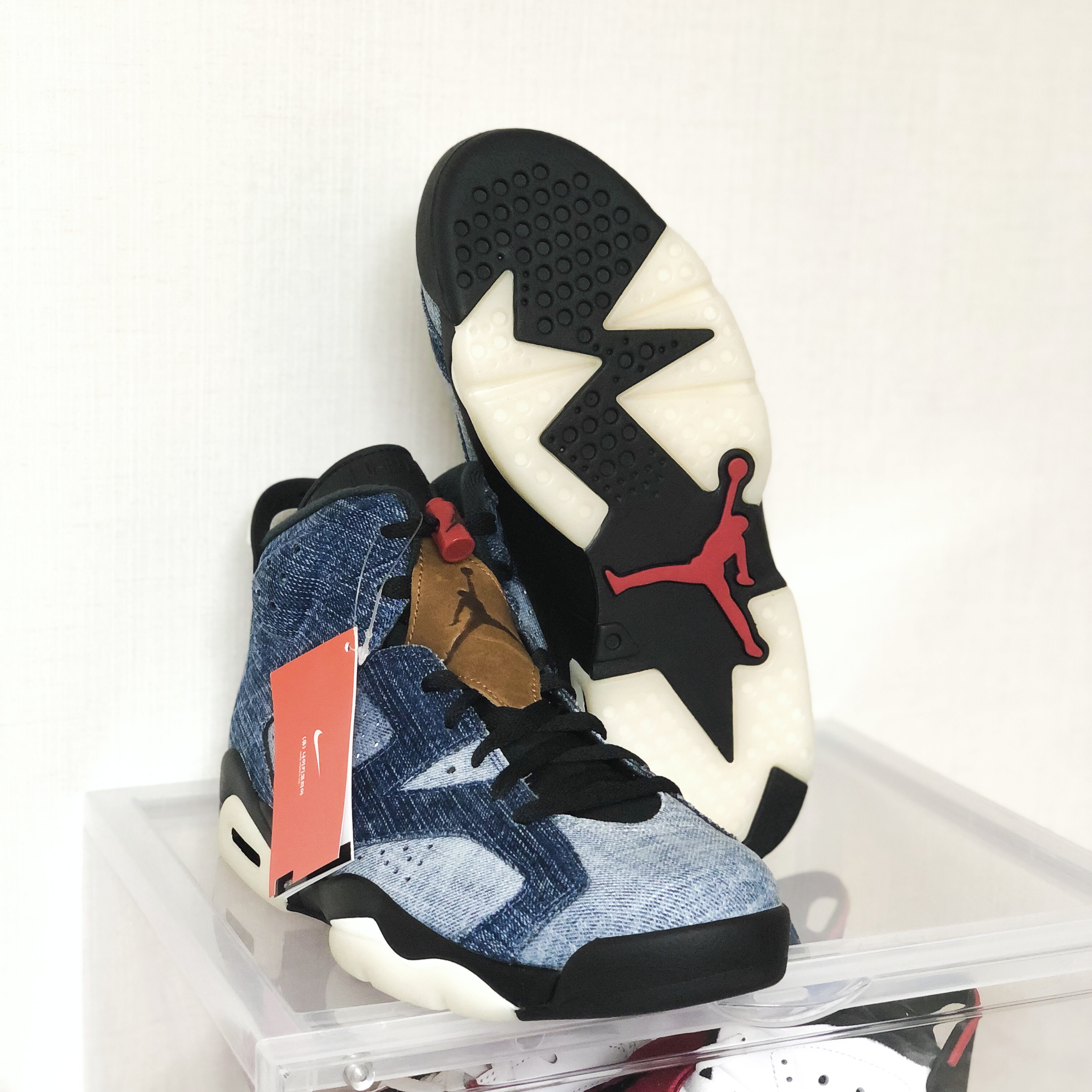 Jordan 6 Retro Washed Denim 착용 스타일 - 2