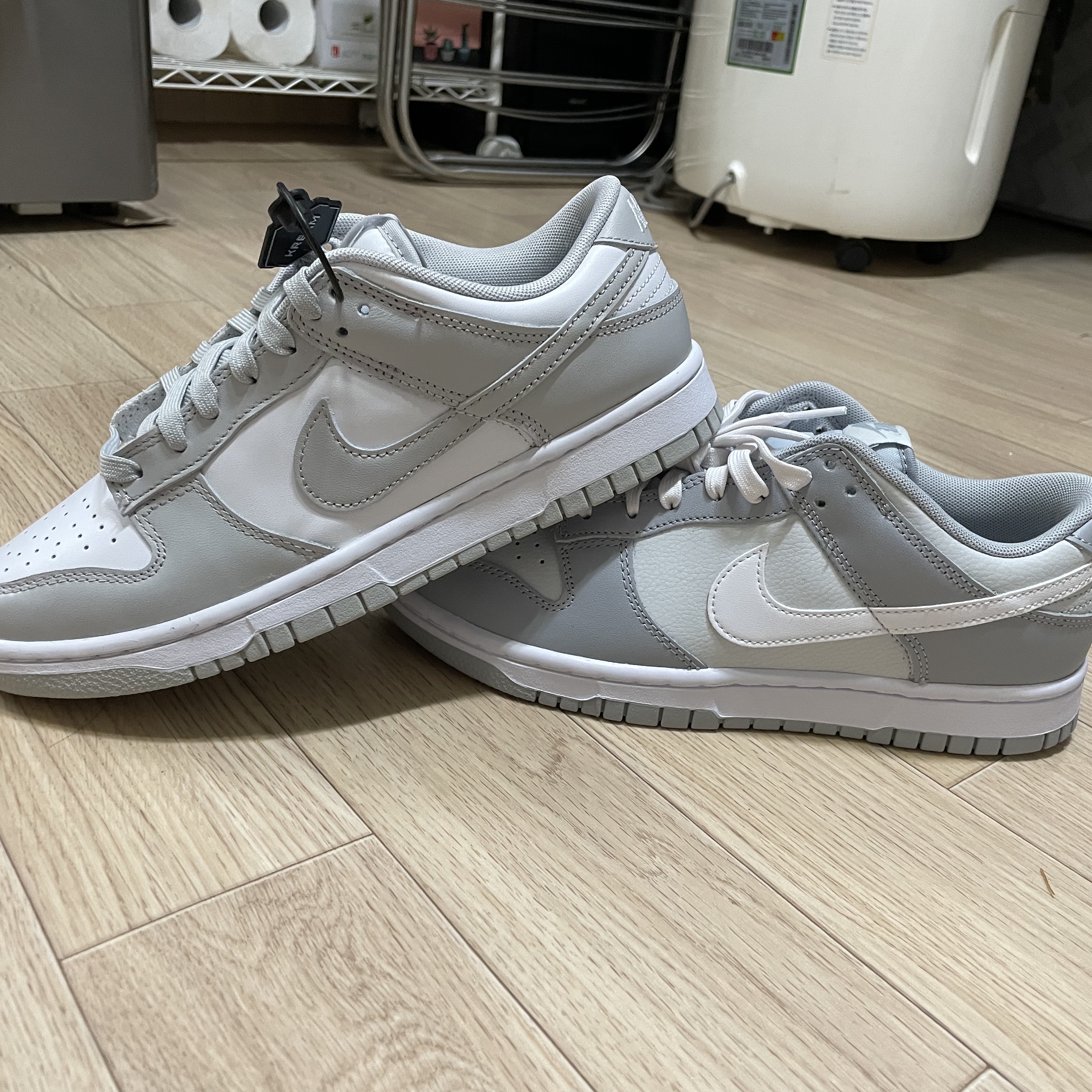 Nike Dunk Low Retro Grey Fog, Nike Dunk Low Retro Wolf Grey 착용 스타일 - 2