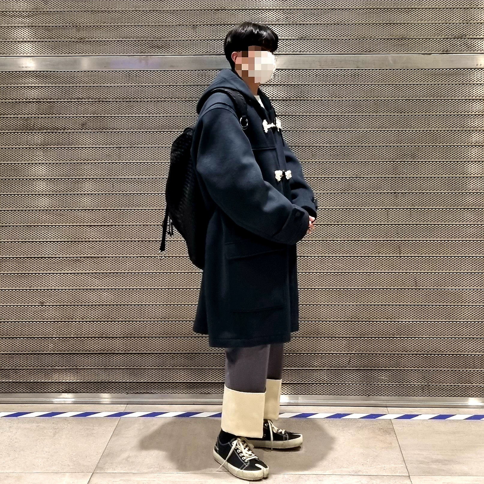 Maison Margiela Tabi Low Black 착용 스타일