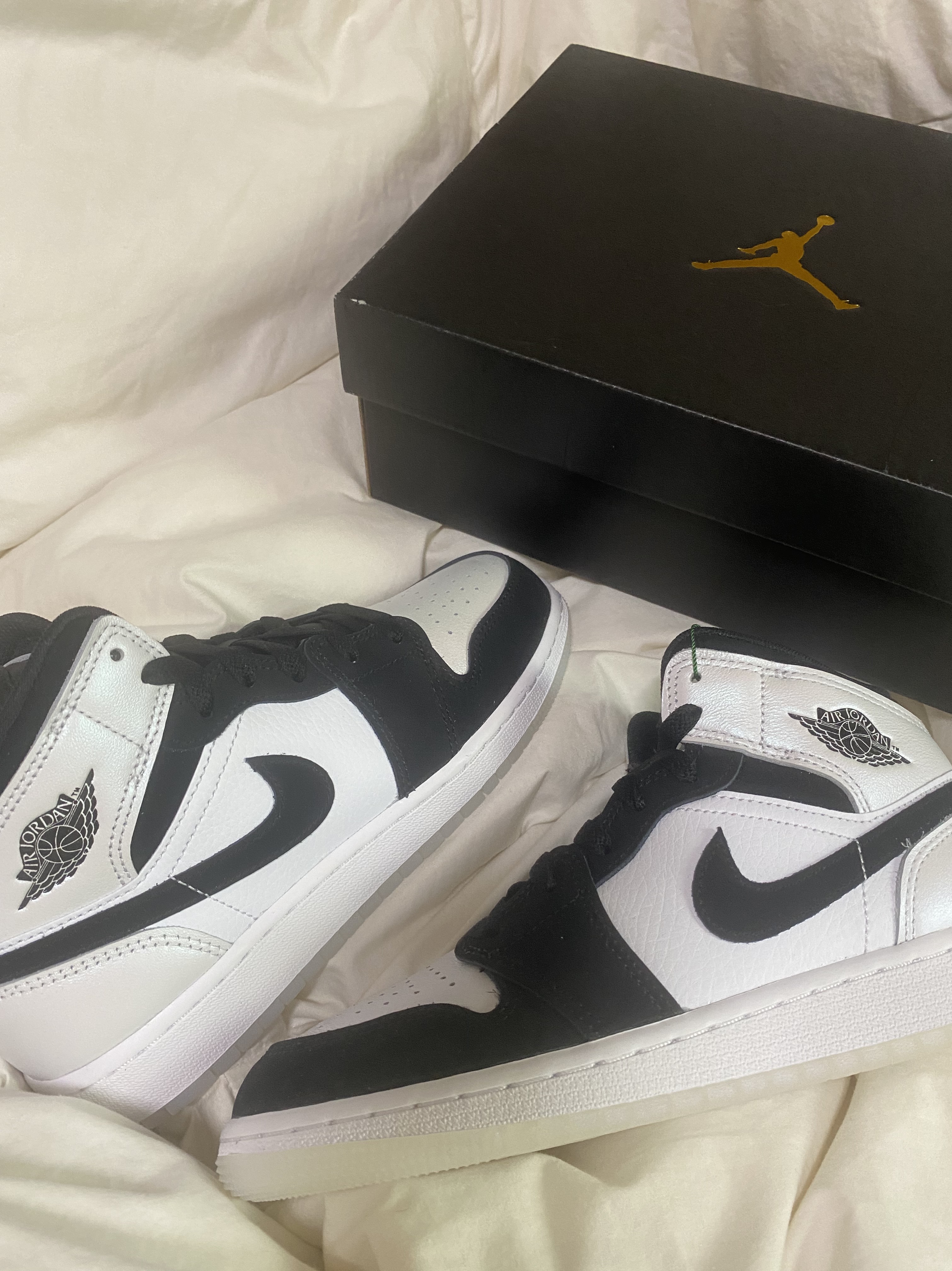 (GS) Jordan 1 Mid SE Diamond, Jordan 1 Mid SE Diamond 착용 스타일 - 2