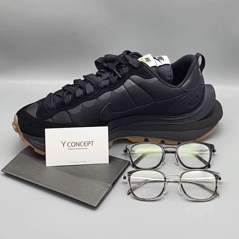 Nike x Sacai VaporWaffle Black and Gum 착용 스타일