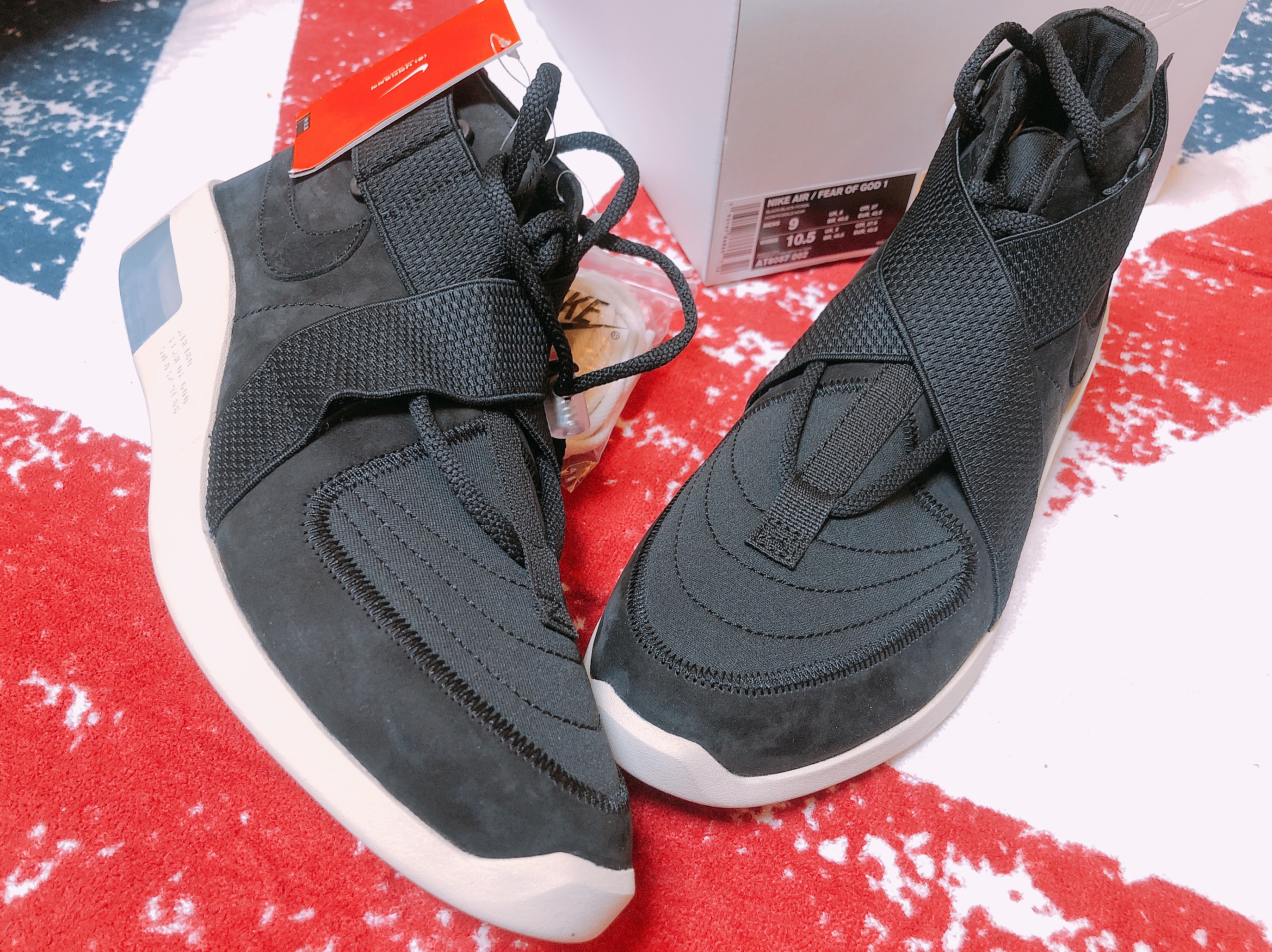 Nike x Fear of God Air Fear of God Raid Black 착용 스타일