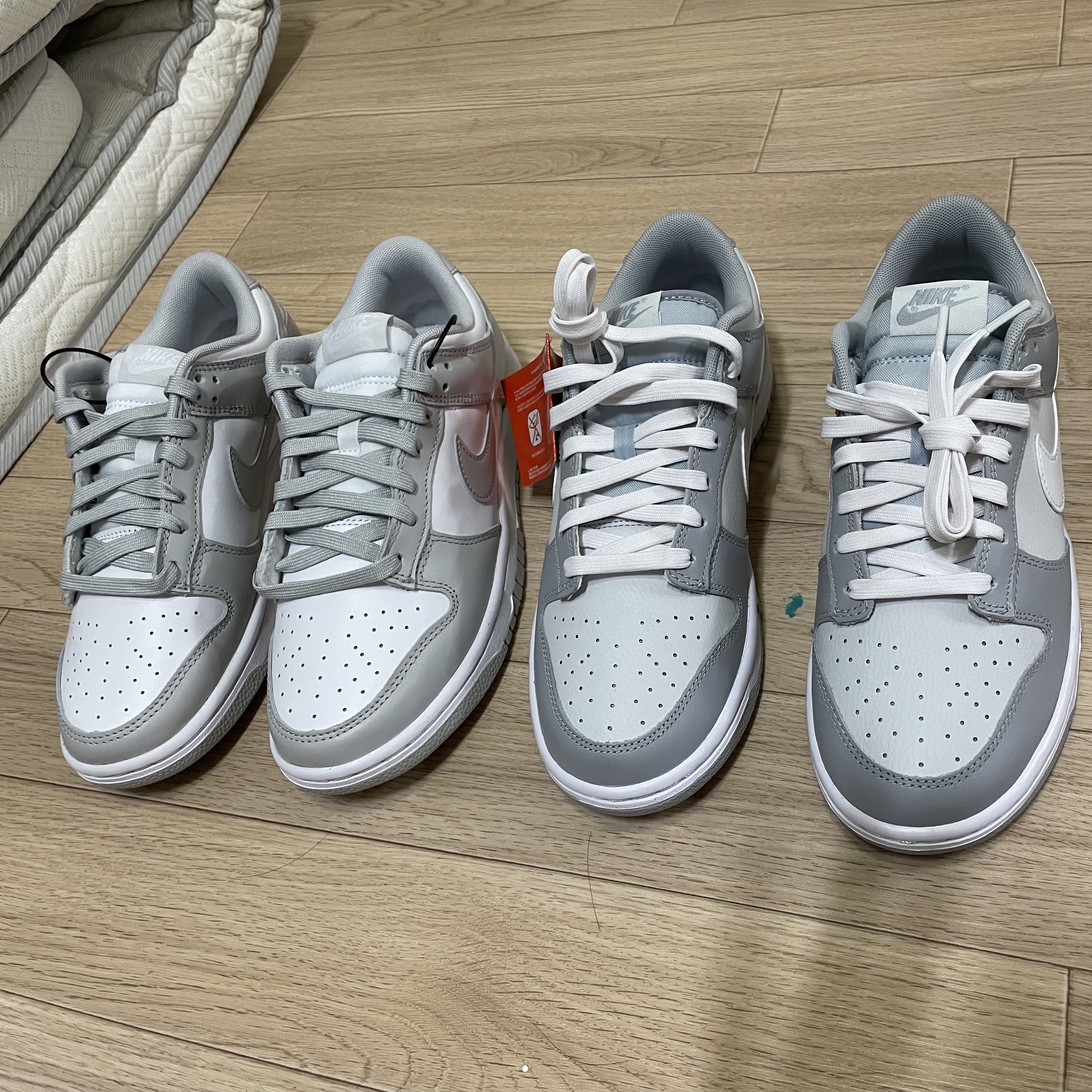 Nike Dunk Low Retro Grey Fog, Nike Dunk Low Retro Wolf Grey 착용 스타일 - 3