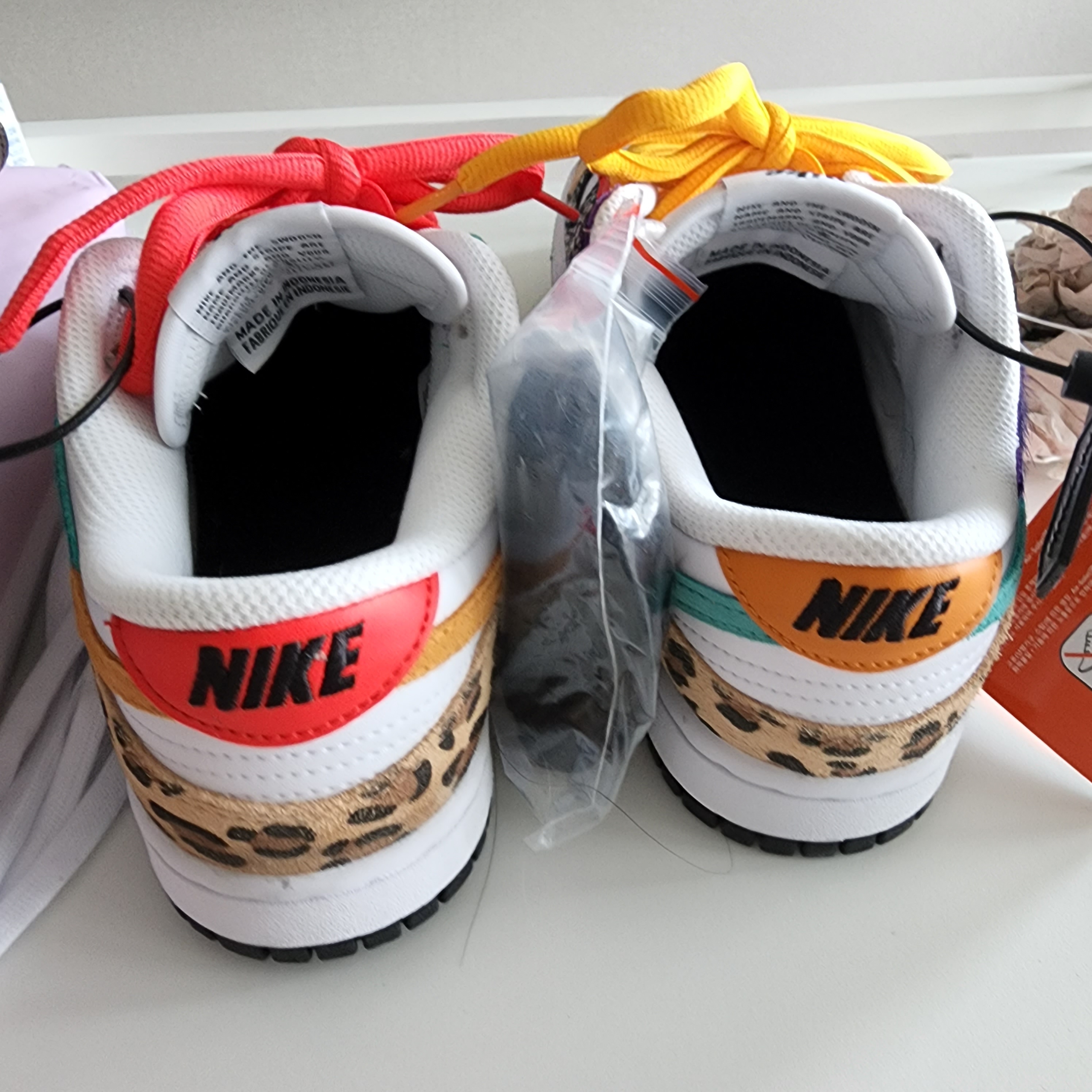 (W) Nike Dunk Low SE Patchwork 착용 스타일 - 2