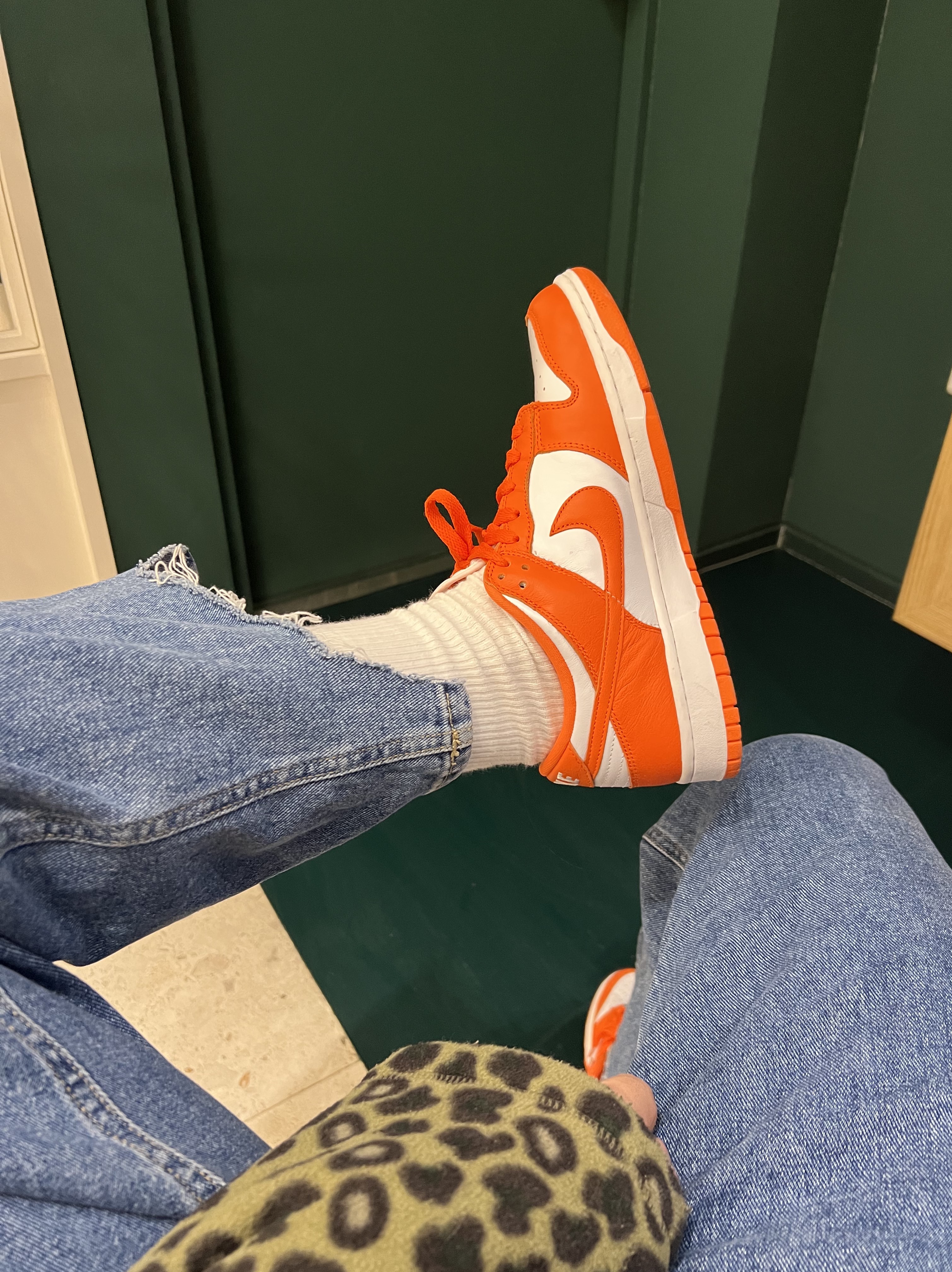 Nike Dunk Low SP Syracuse 2020 착용 스타일 - 2