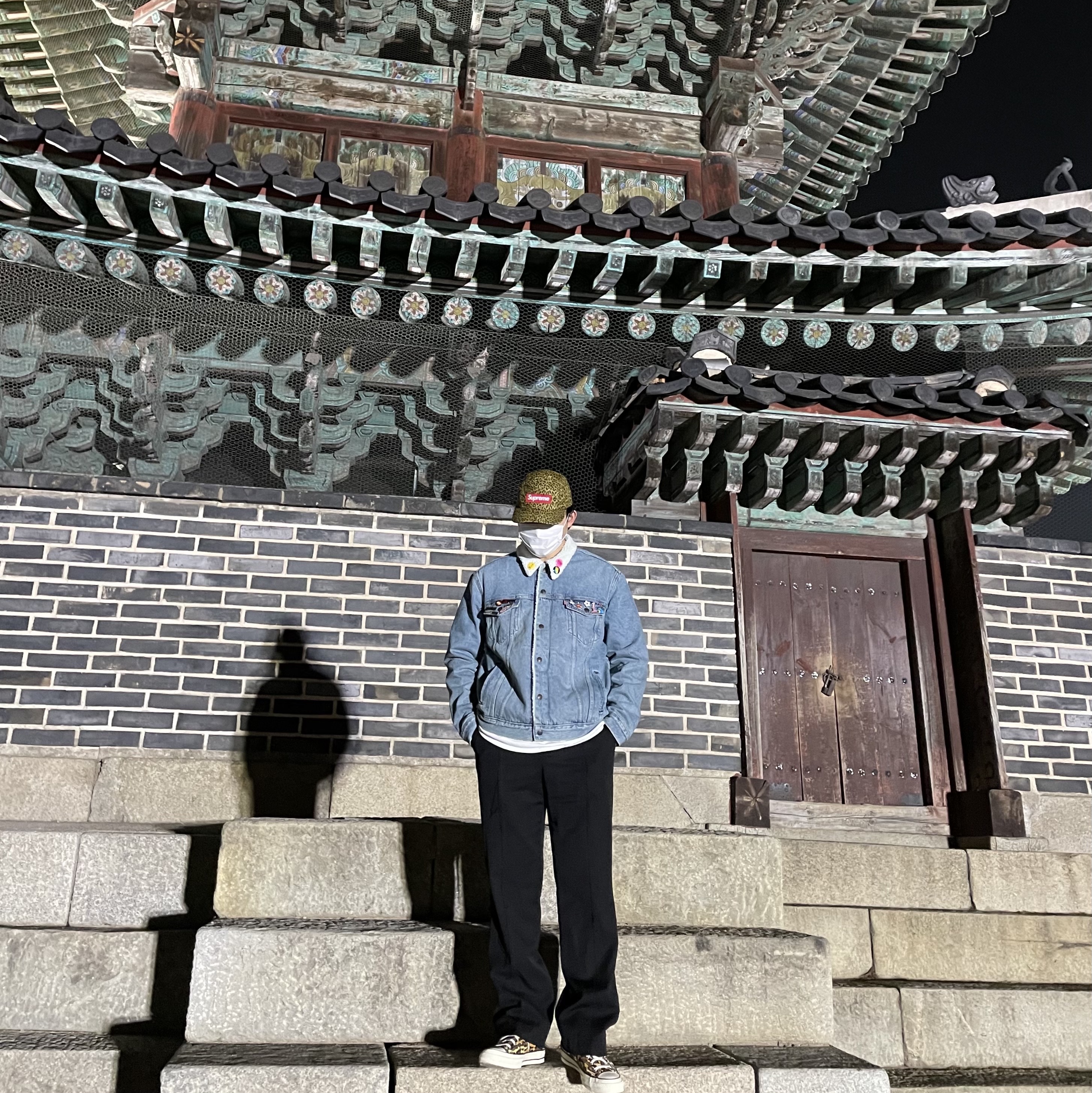 Supreme x Barbour Waxed Cotton Camp Cap Leopard - 20SS 착용 스타일 - 3