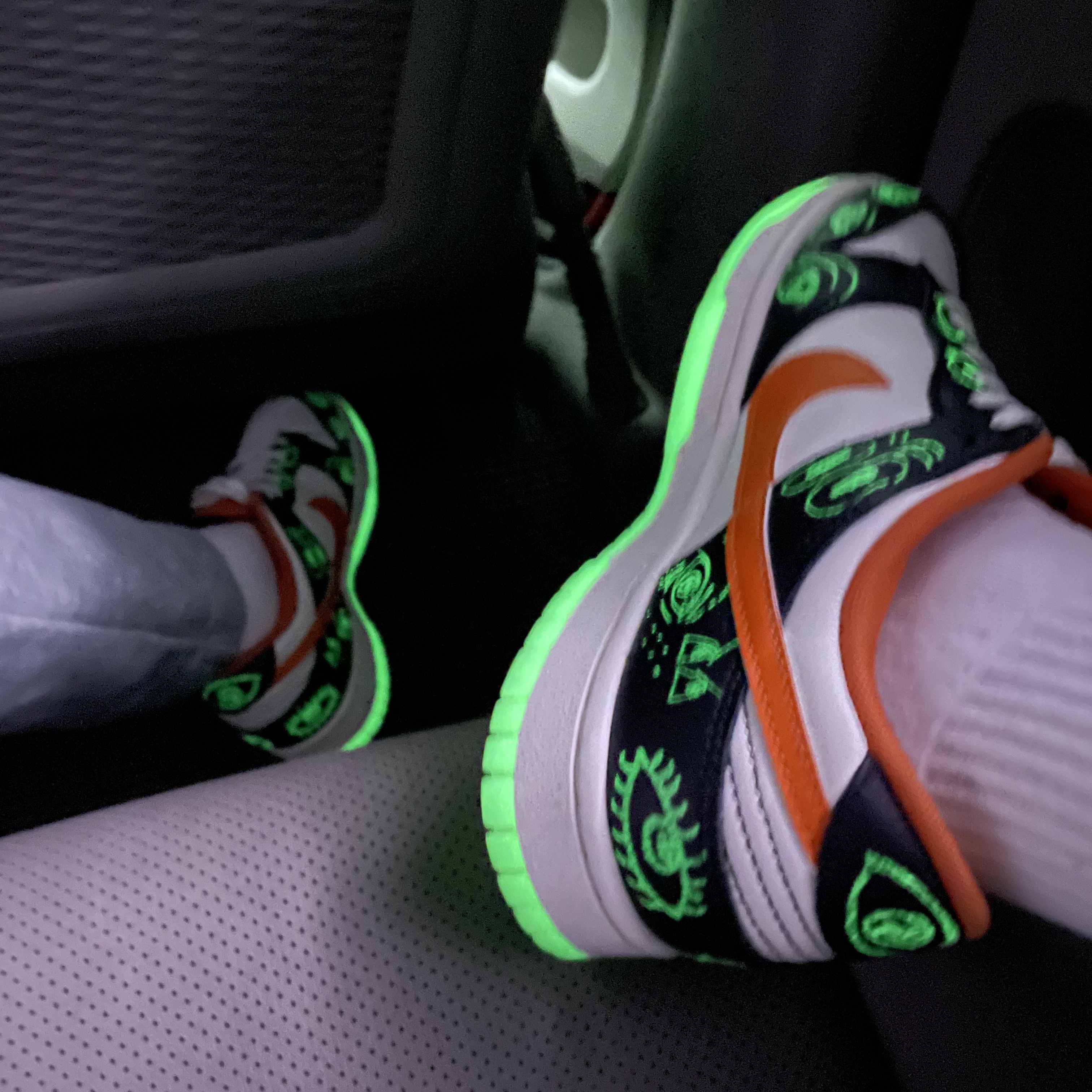 Nike Dunk Low Retro PRM Halloween 착용 스타일