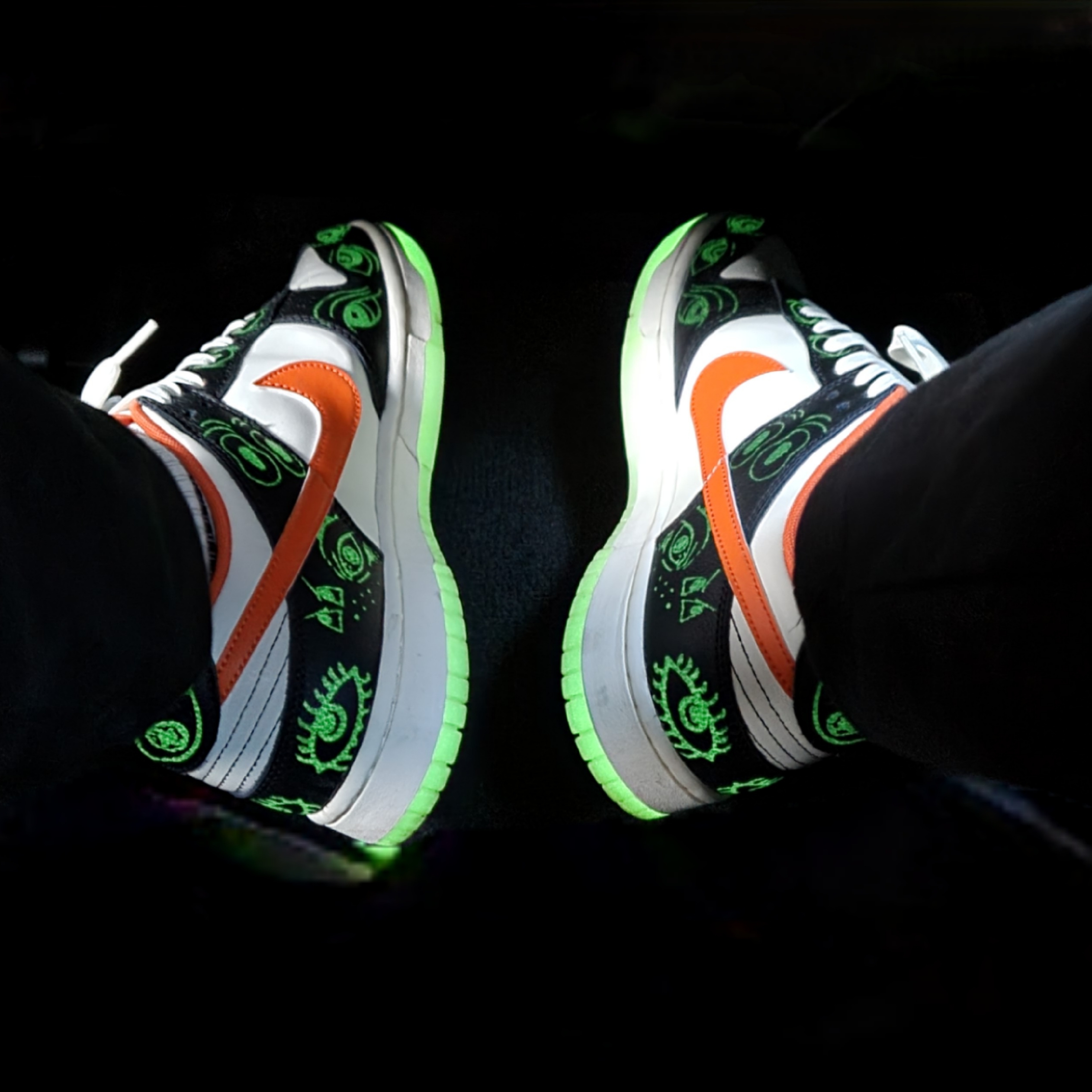 Nike Dunk Low Retro PRM Halloween 착용 스타일