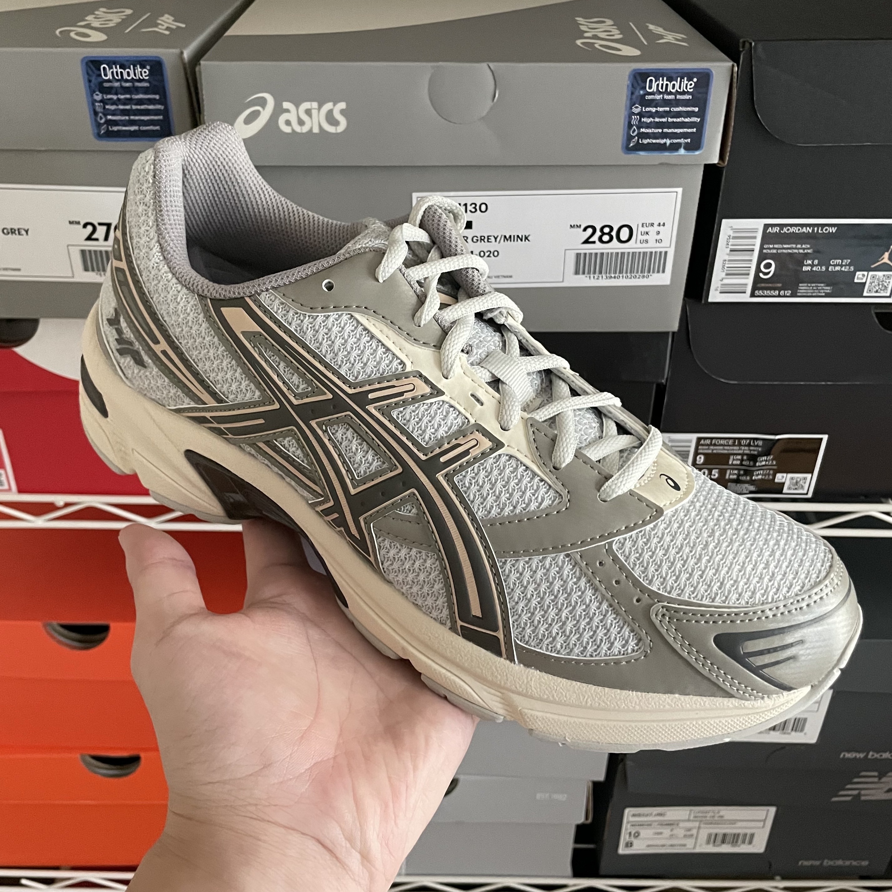 Asics x I4P Gel-1130 Glacier Grey Mink 착용 스타일