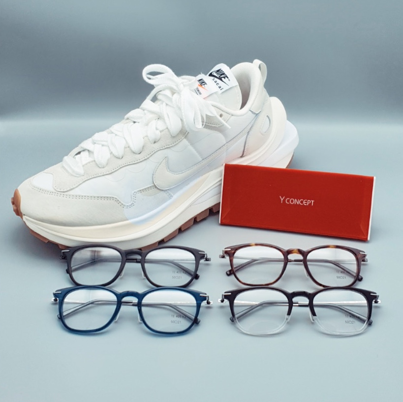 Nike x Sacai VaporWaffle White and Gum 착용 스타일