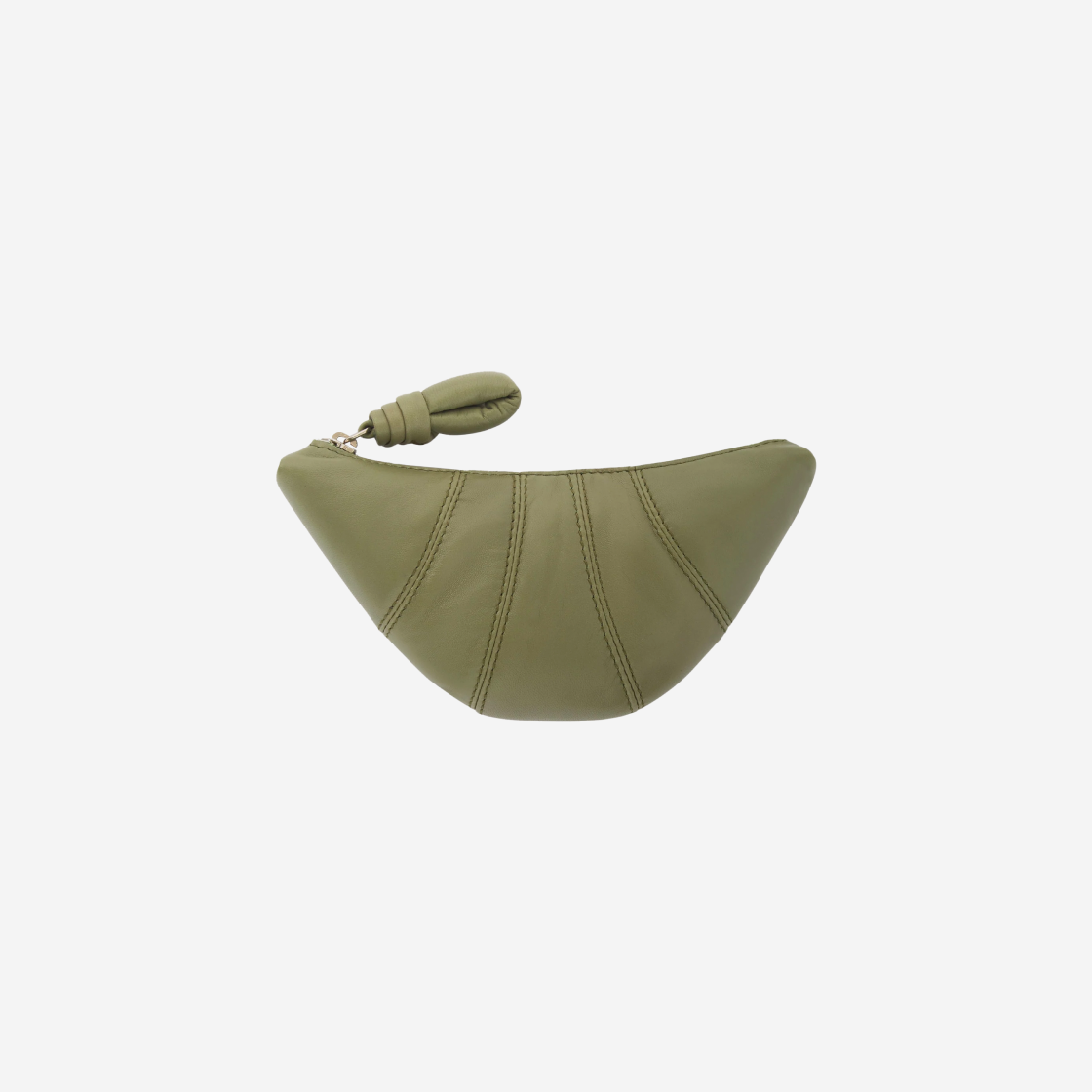 르메르 크루아상 코인 퍼스 소프트 나파 레더 헤지 그린(Lemaire Croissant Coin Purse Soft Nappa Leather Hedge Green) - 1
