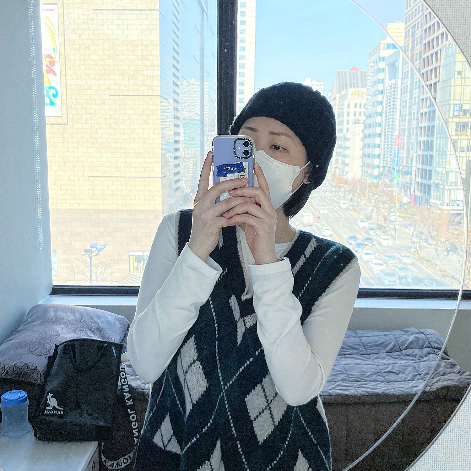 Casetify x Ader Error Sketch Impact iPhone Case ์ฐฉ์ฉ ์คํ์ผ
