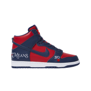 Nike x Supreme SB Dunk High OG QS By Any Means Varsity Red Midnight Navy