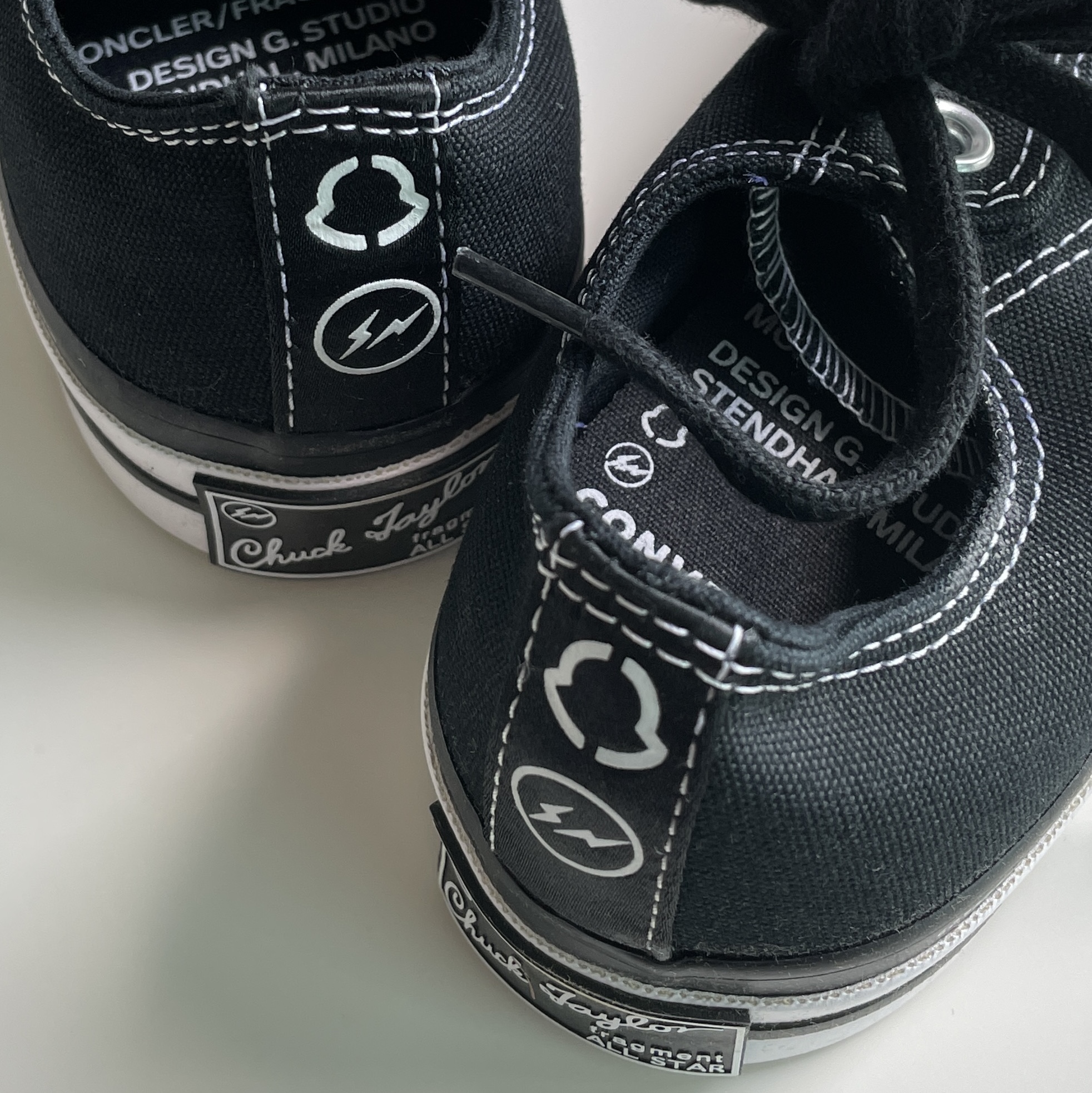 Converse x Moncler x Fragment Chuck 70 Ox Black 착용 스타일