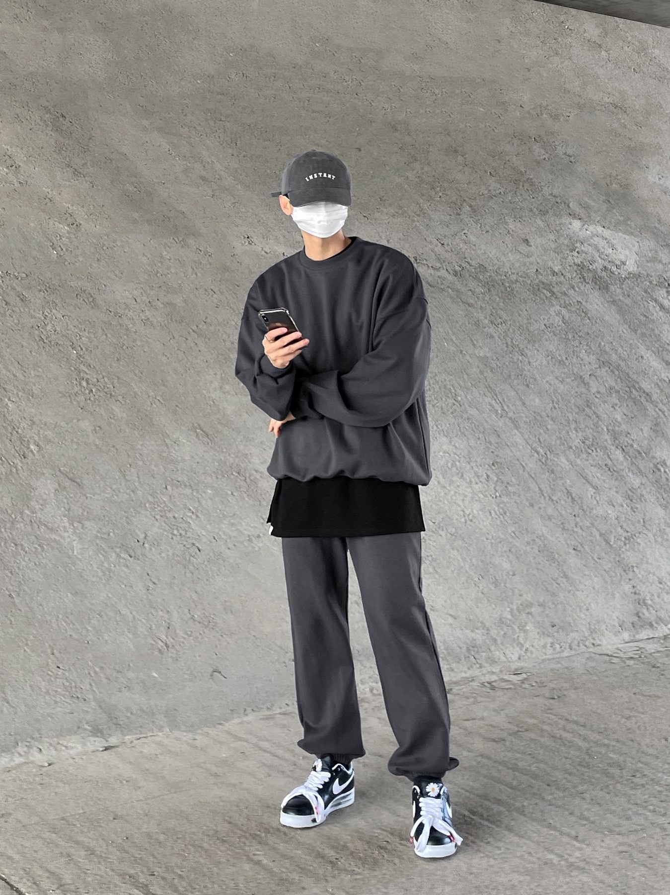 Nike x Peaceminusone Air Force 1 Low Para-Noise 착용 스타일 - 5