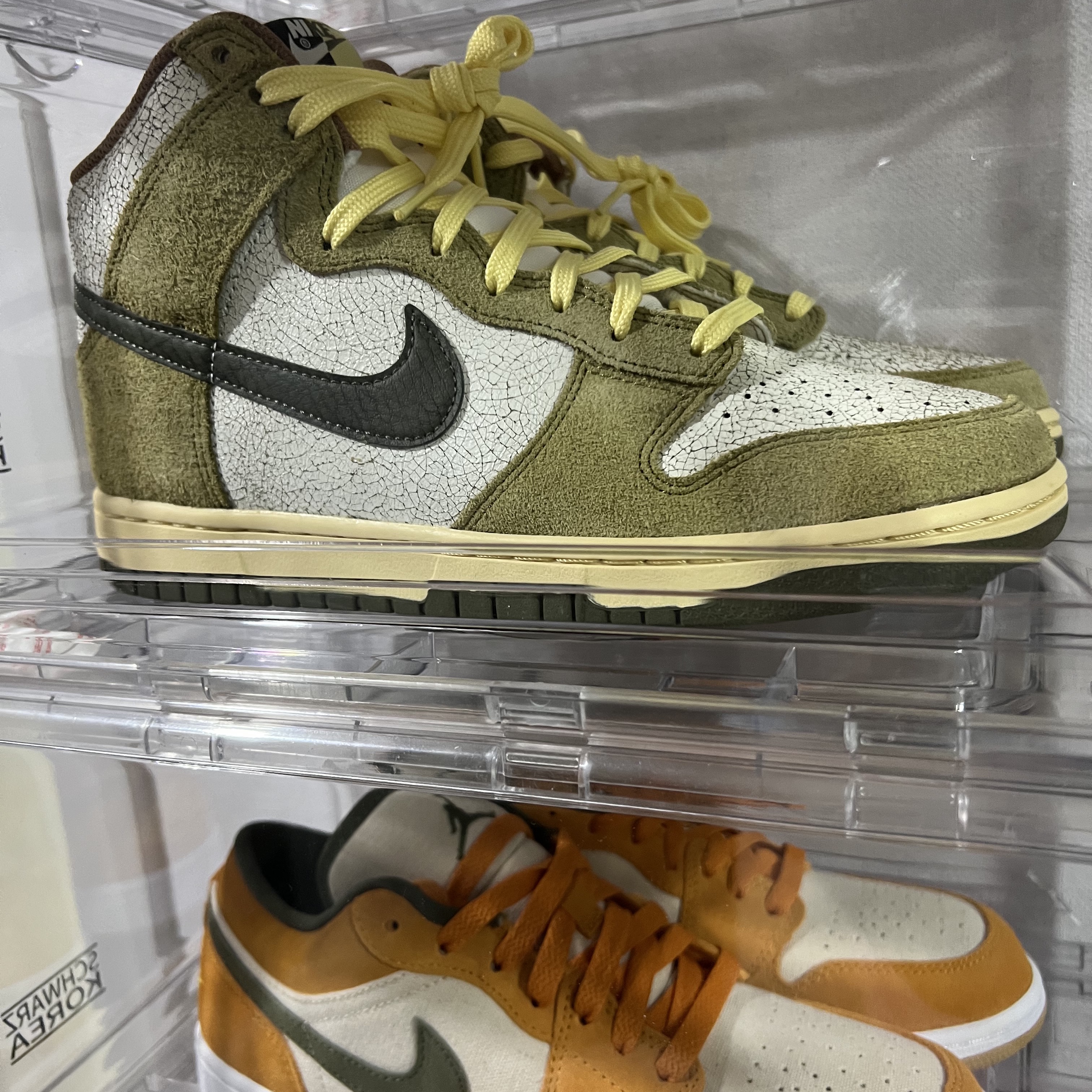 Nike Dunk High Re-Raw Coriander 착용 스타일 - 1