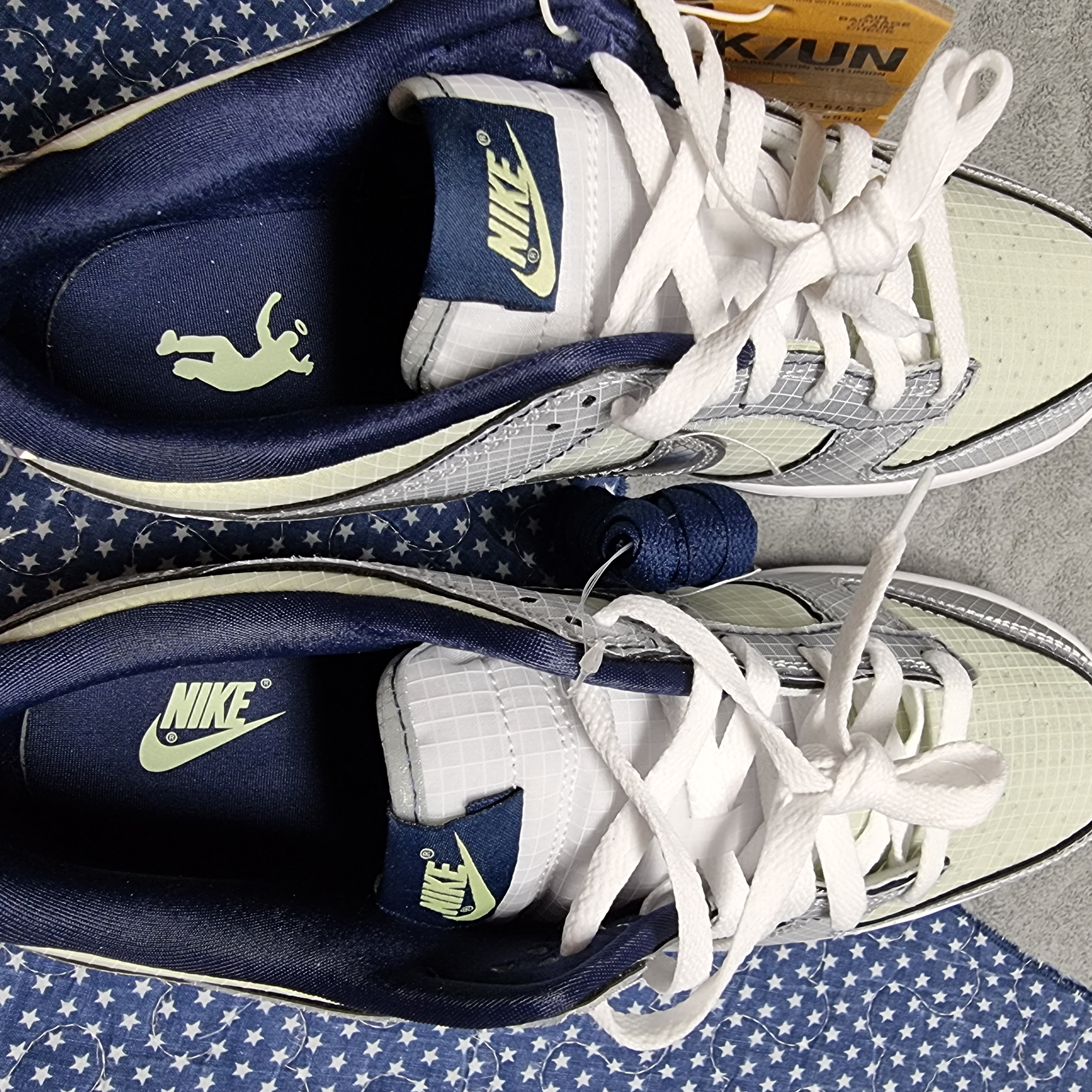 Nike x Union Dunk Low Passport Pack Pistachio 착용 스타일 - 3