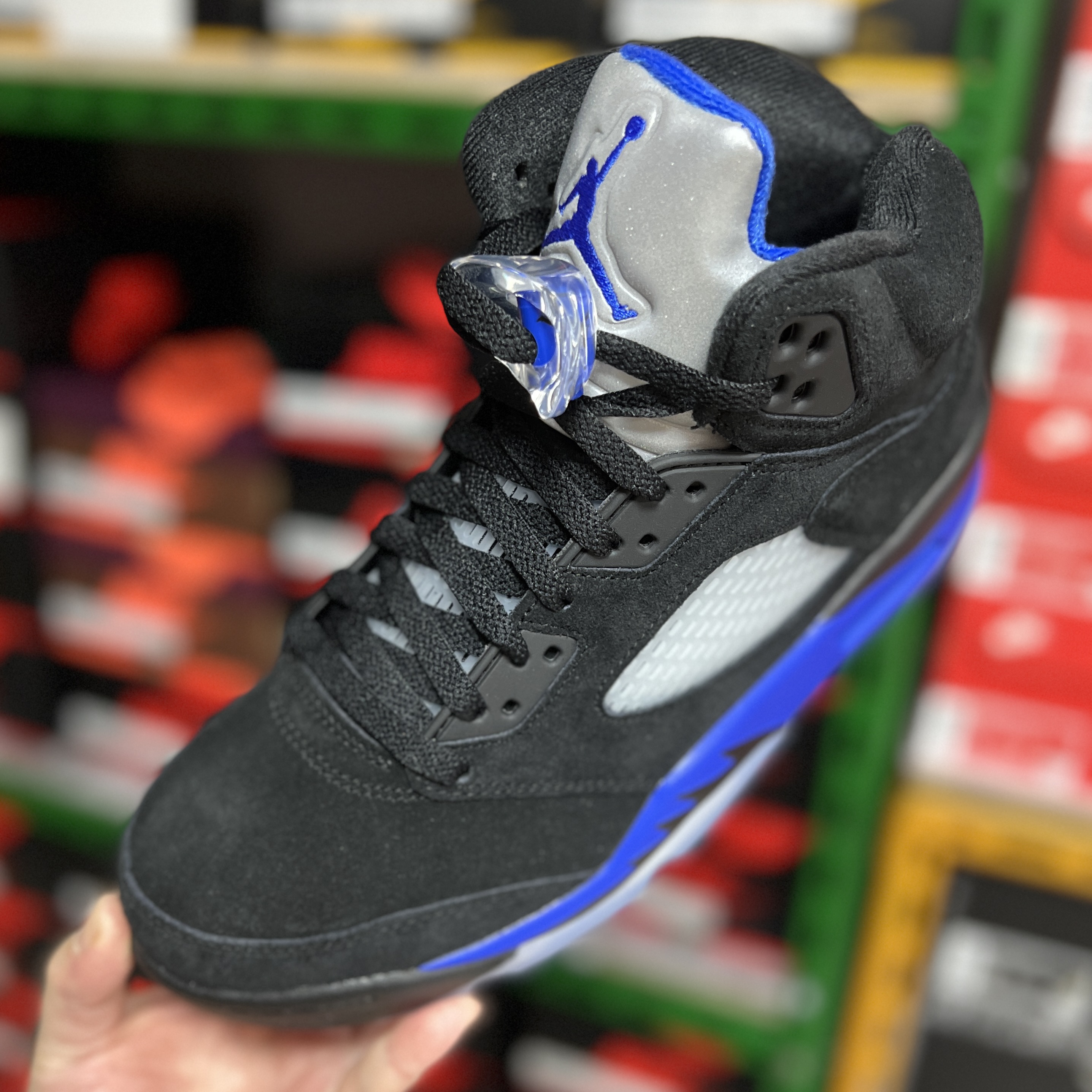 Jordan 5 Retro Racer Blue 착용 스타일 - 1