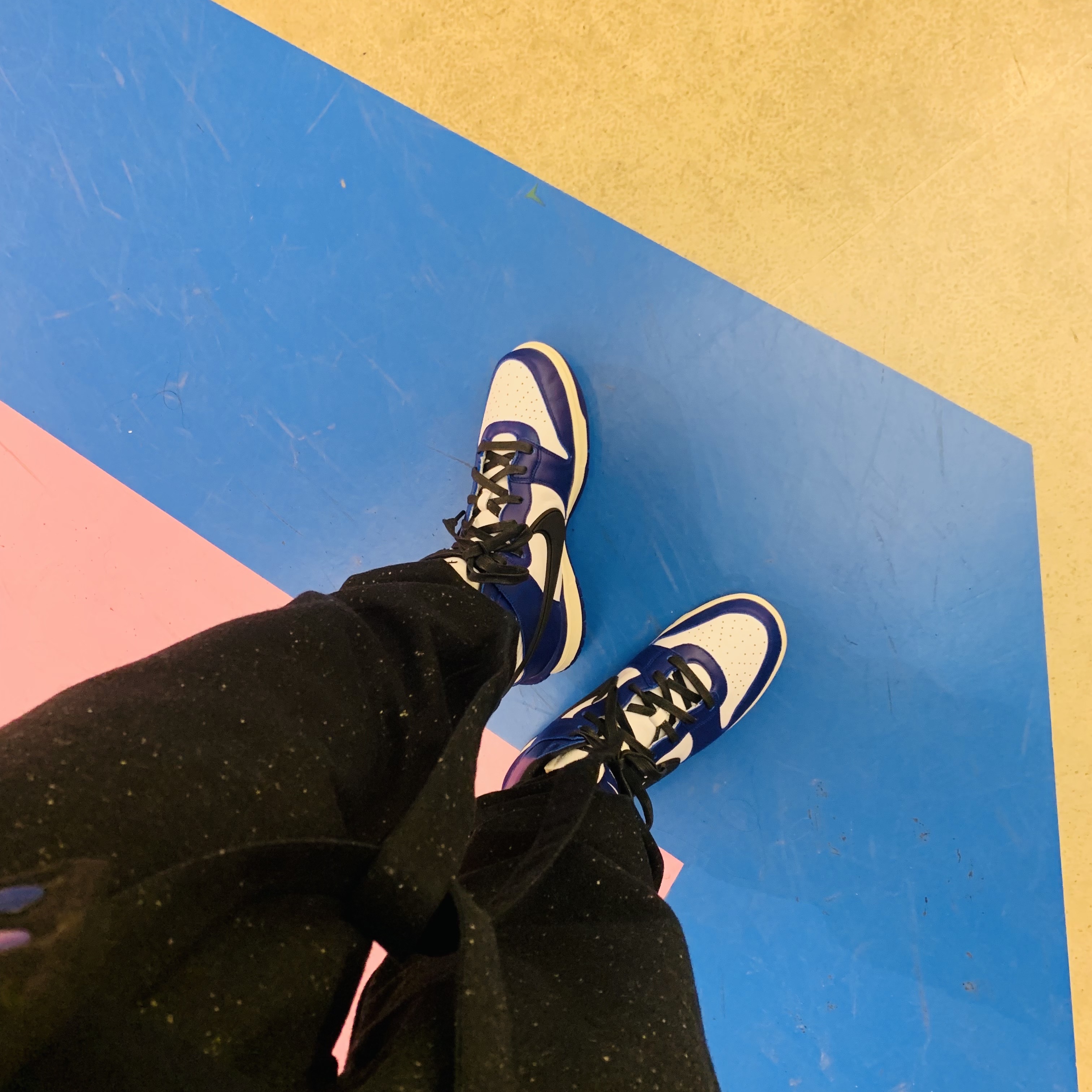 Nike x Ambush Dunk High Deep Royal Blue 착용 스타일 - 5