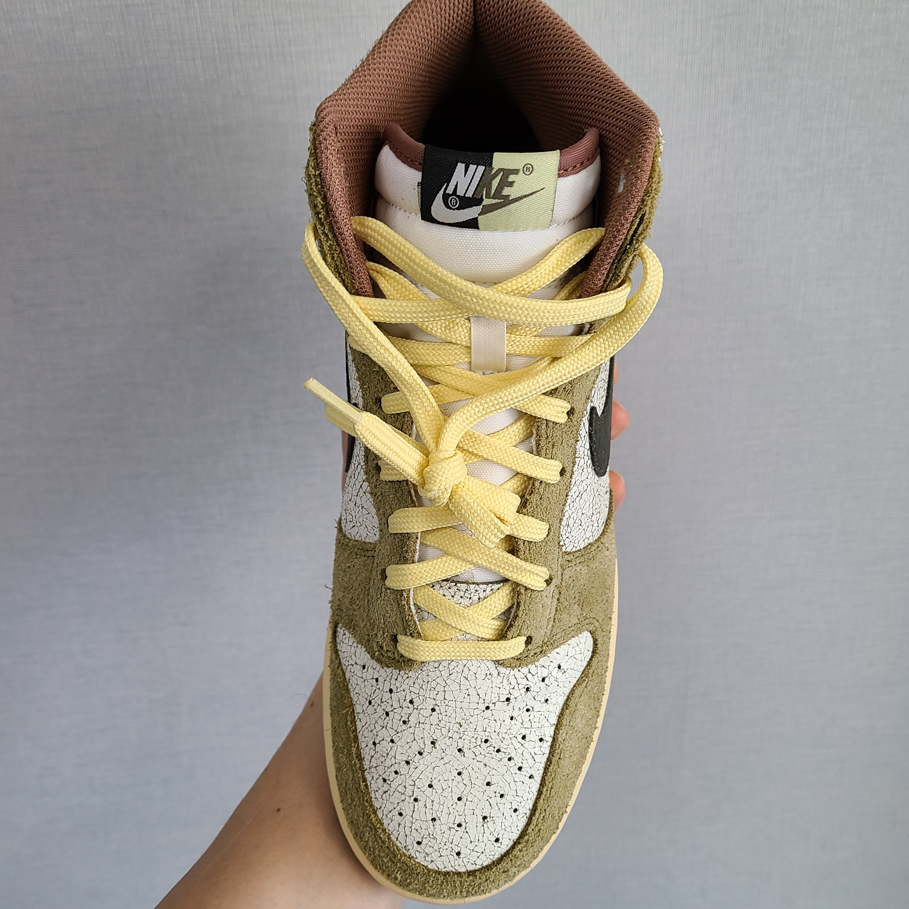 Nike Dunk High Re-Raw Coriander 착용 스타일 - 3