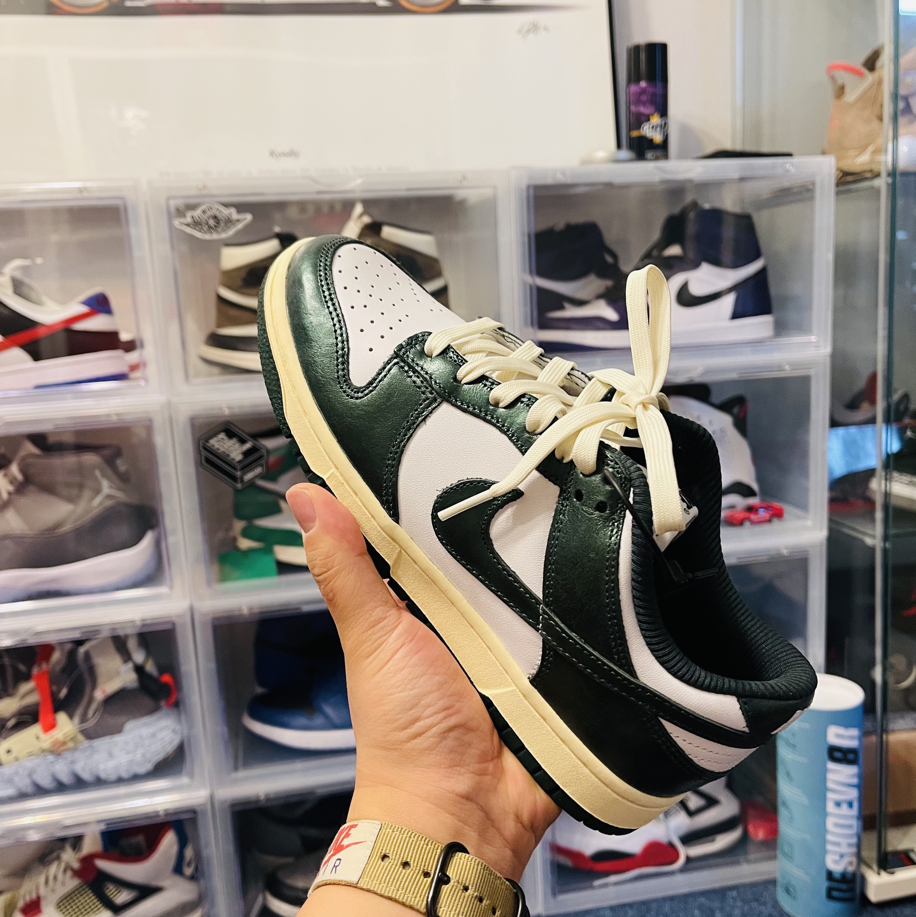 (W) Nike Dunk Low Vintage Green 착용 스타일