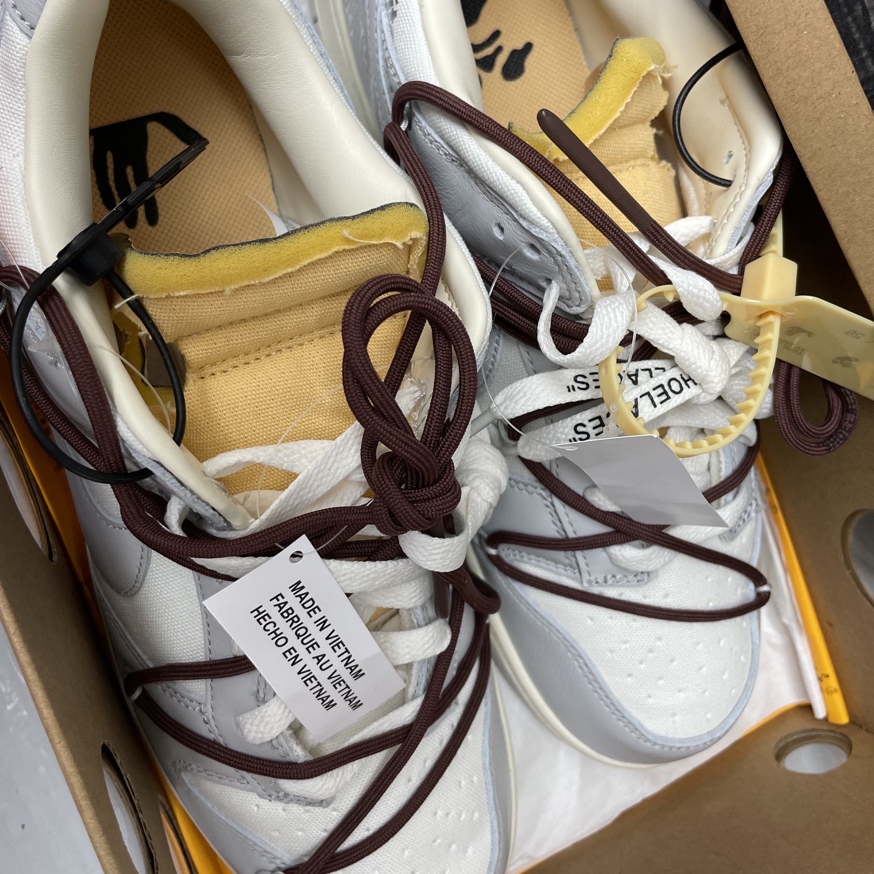 Nike x Off-White Dunk Low The 50 - Lot 46 착용 스타일 - 3