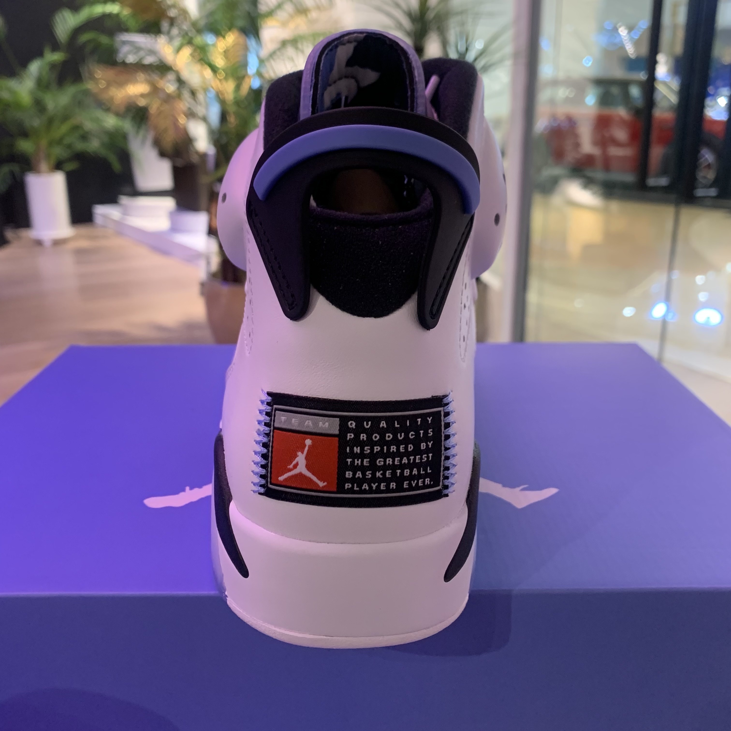 Jordan 6 Retro University Blue 착용 스타일 - 4