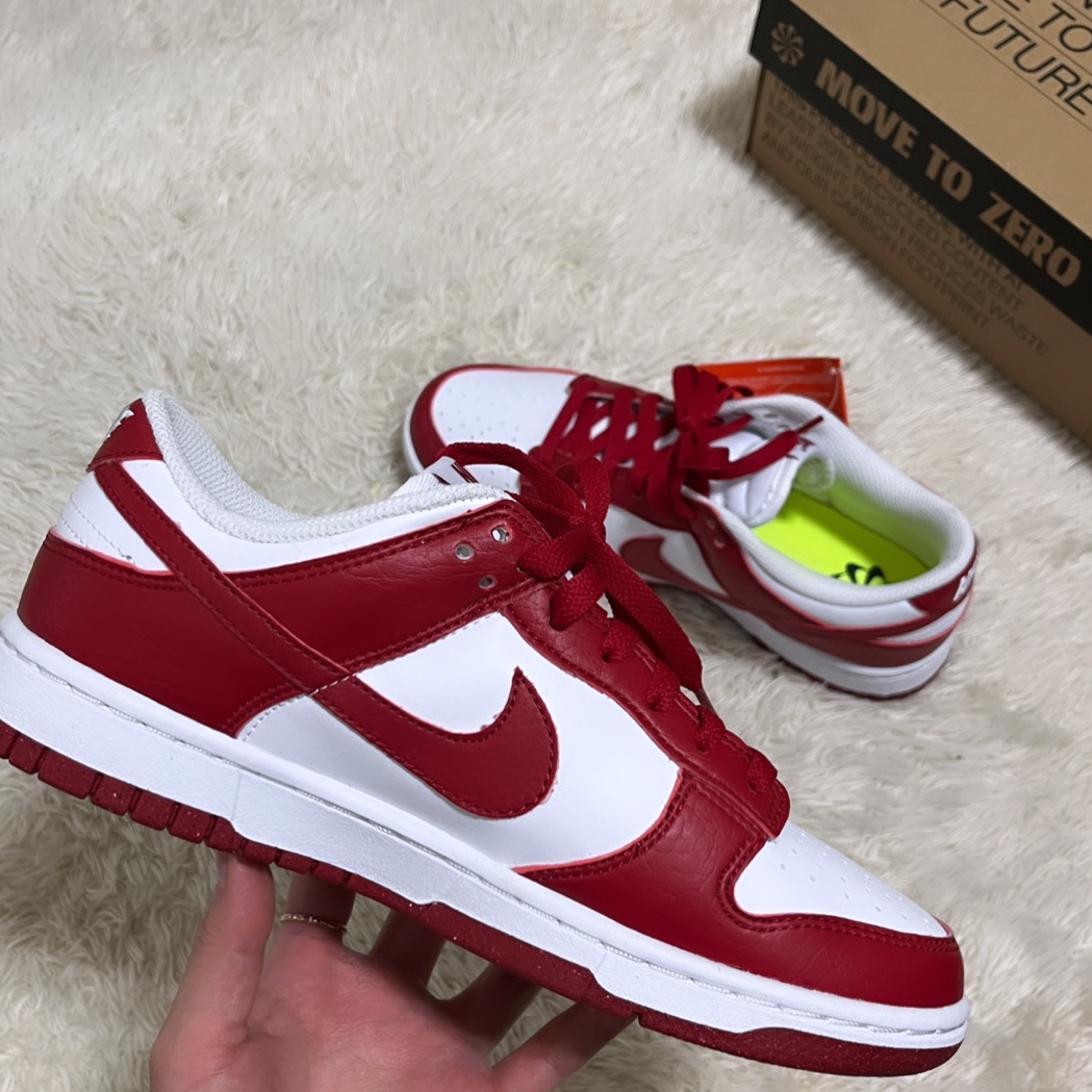 (W) Nike Dunk Low Next Nature Gym Red 착용 스타일
