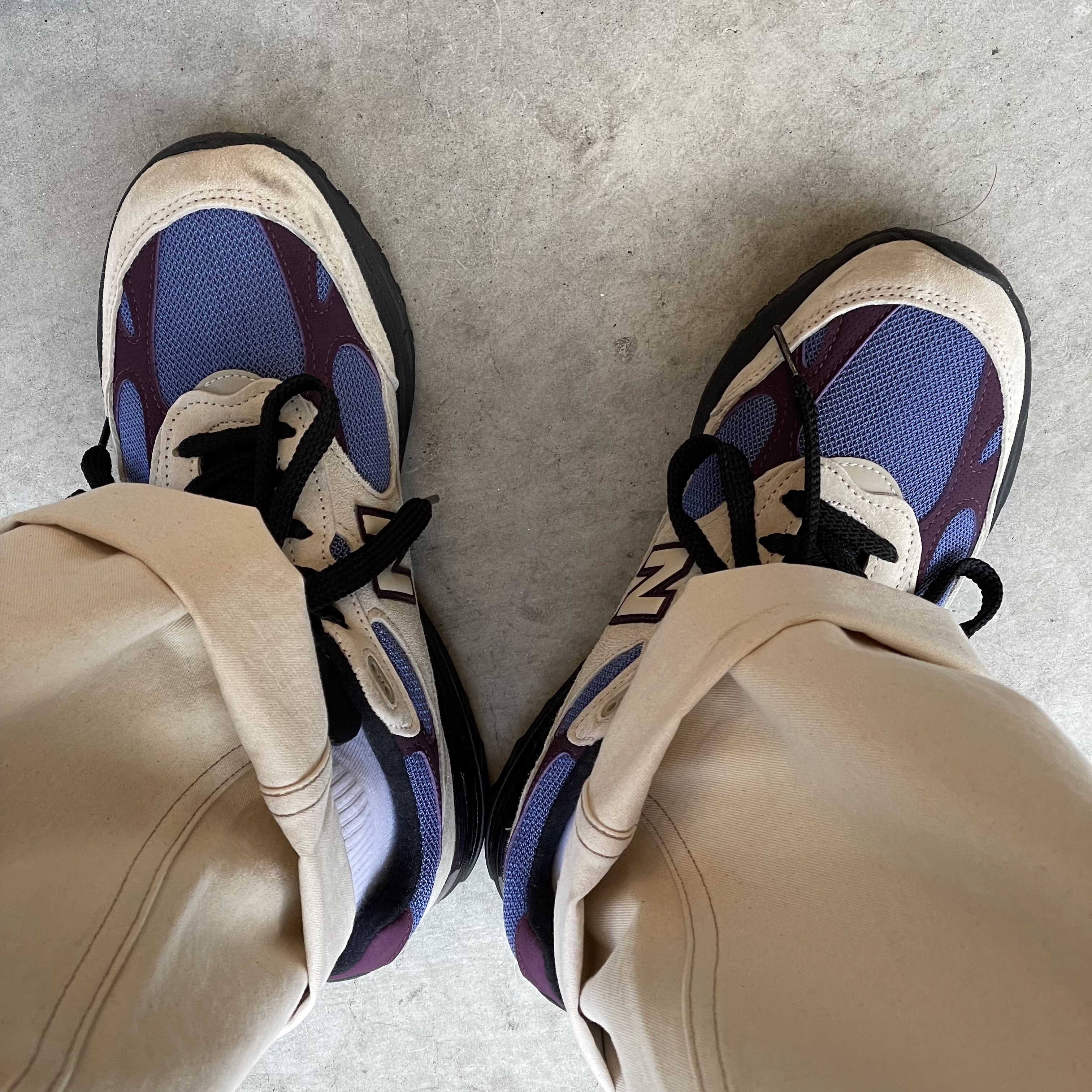 New Balance x Aime Leon Dore 993 Made in USA Taupe 착용 스타일